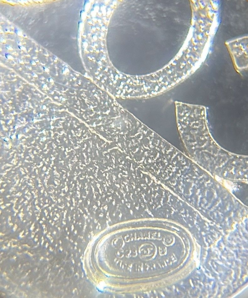 Chanel Chanel Crystal CC and Coco Mark Brooch Silver and Pink C23B Size ONE SIZE - 7 Thumbnail