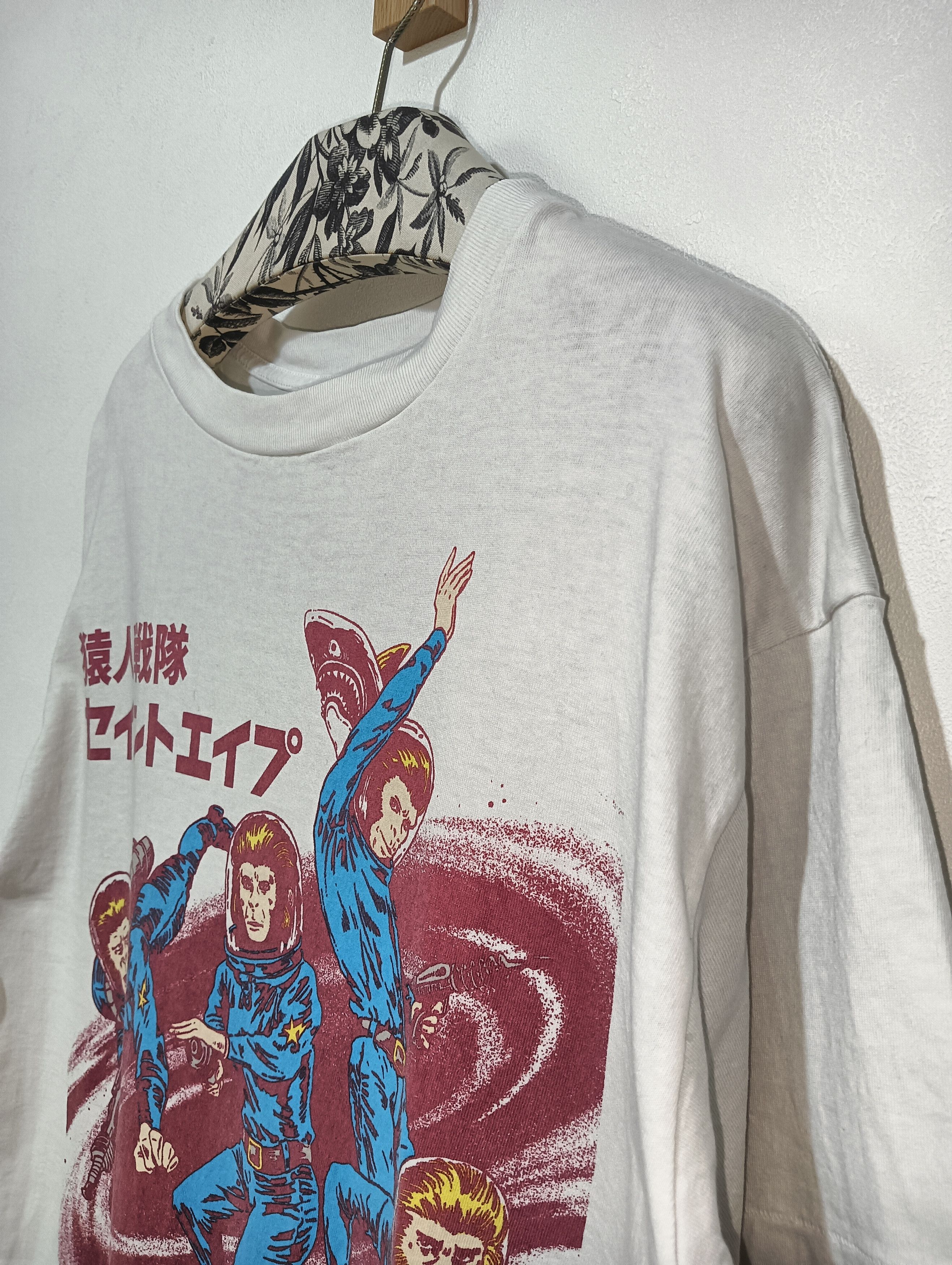 Bape × Saint Michael Saint Ape Tee Size US M / EU 48-50 / 2 - 3 Thumbnail