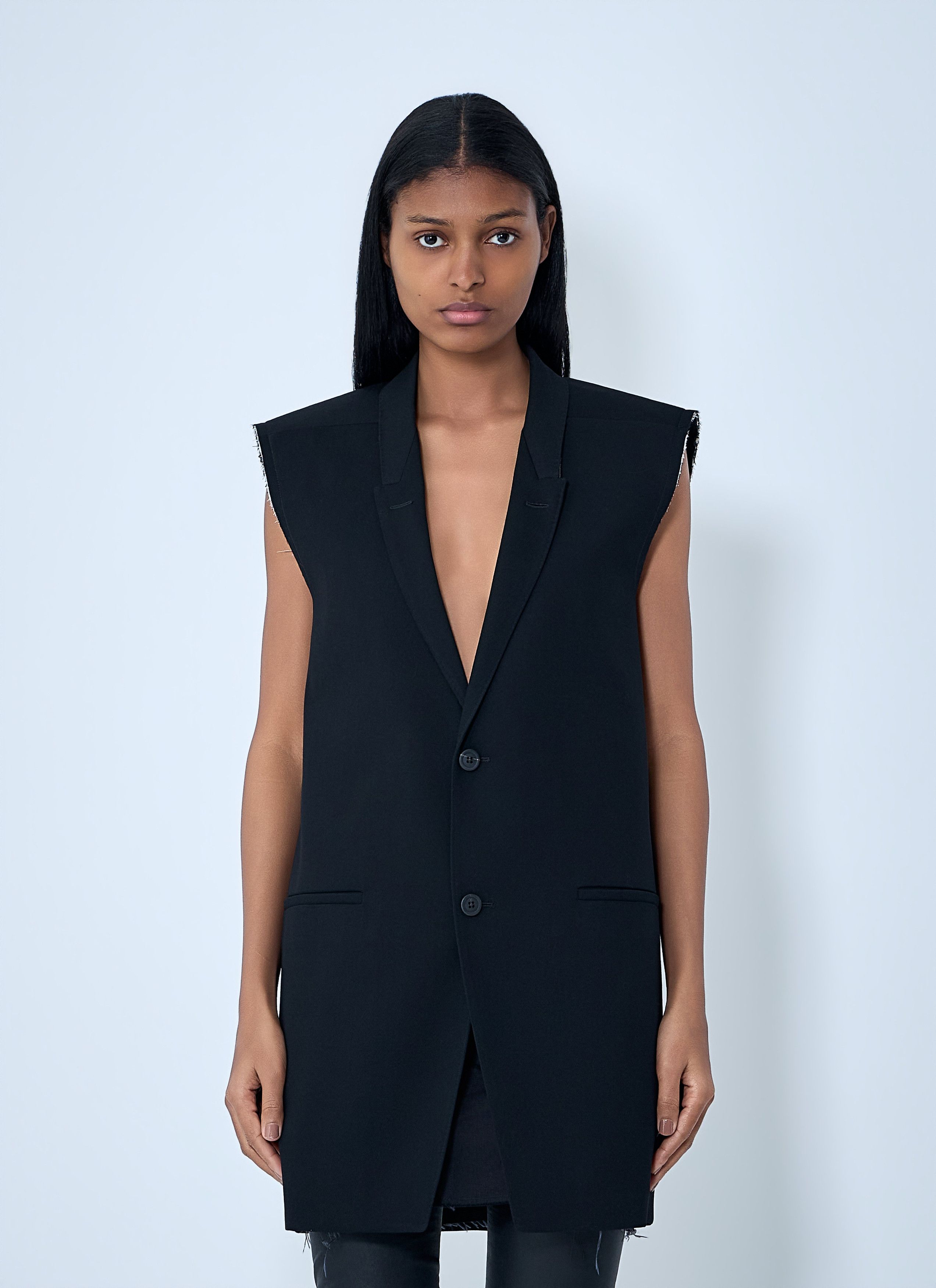 Rick Owens Sleeveless Tailored Blazer Size M / US 6-8 / IT 42-44 - 1 Thumbnail
