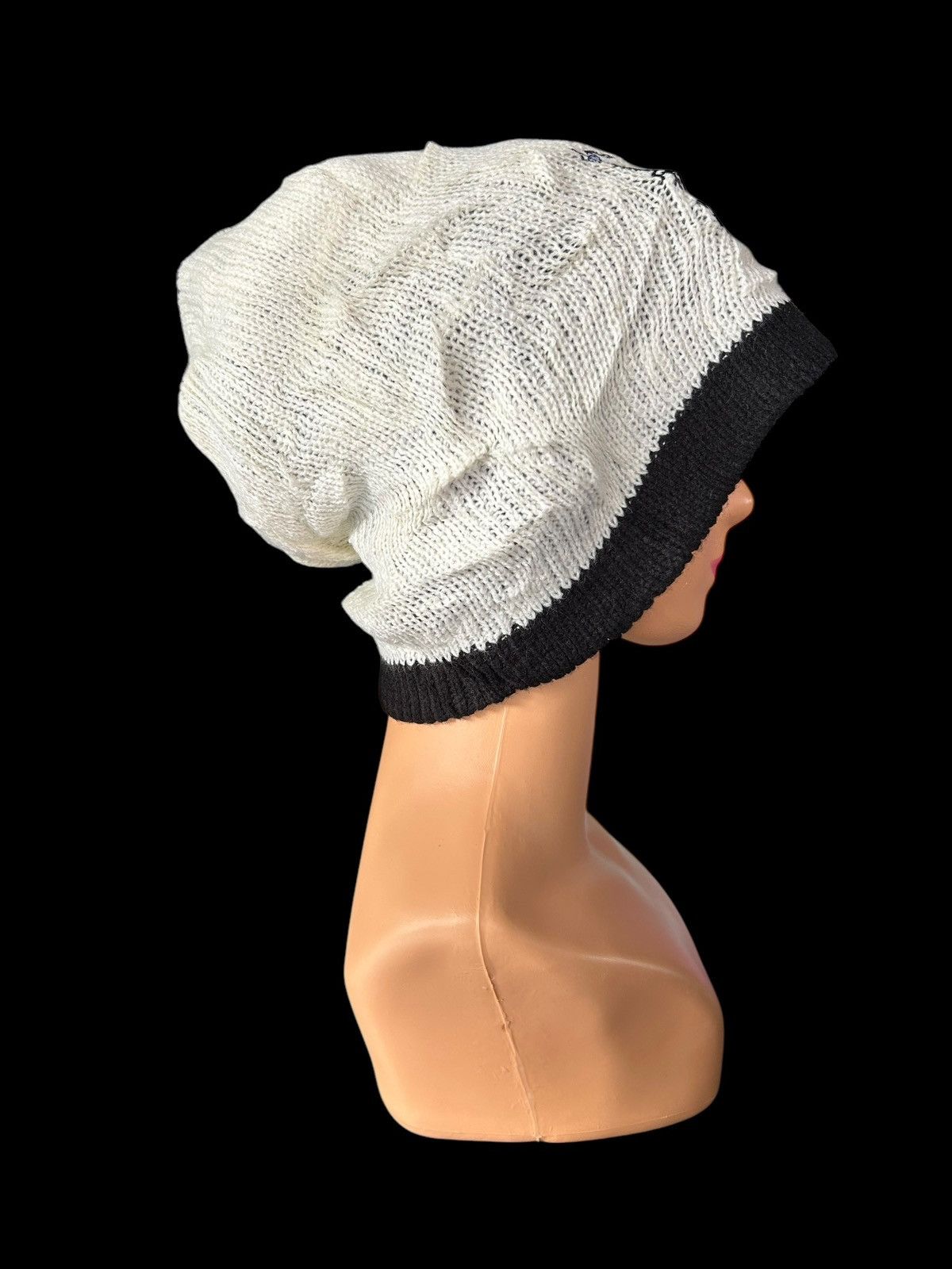 Japanese Brand × Kapital × Vintage Japanese Punk bondage Style knitted Big Beanie Hats Size ONE SIZE - 7 Thumbnail