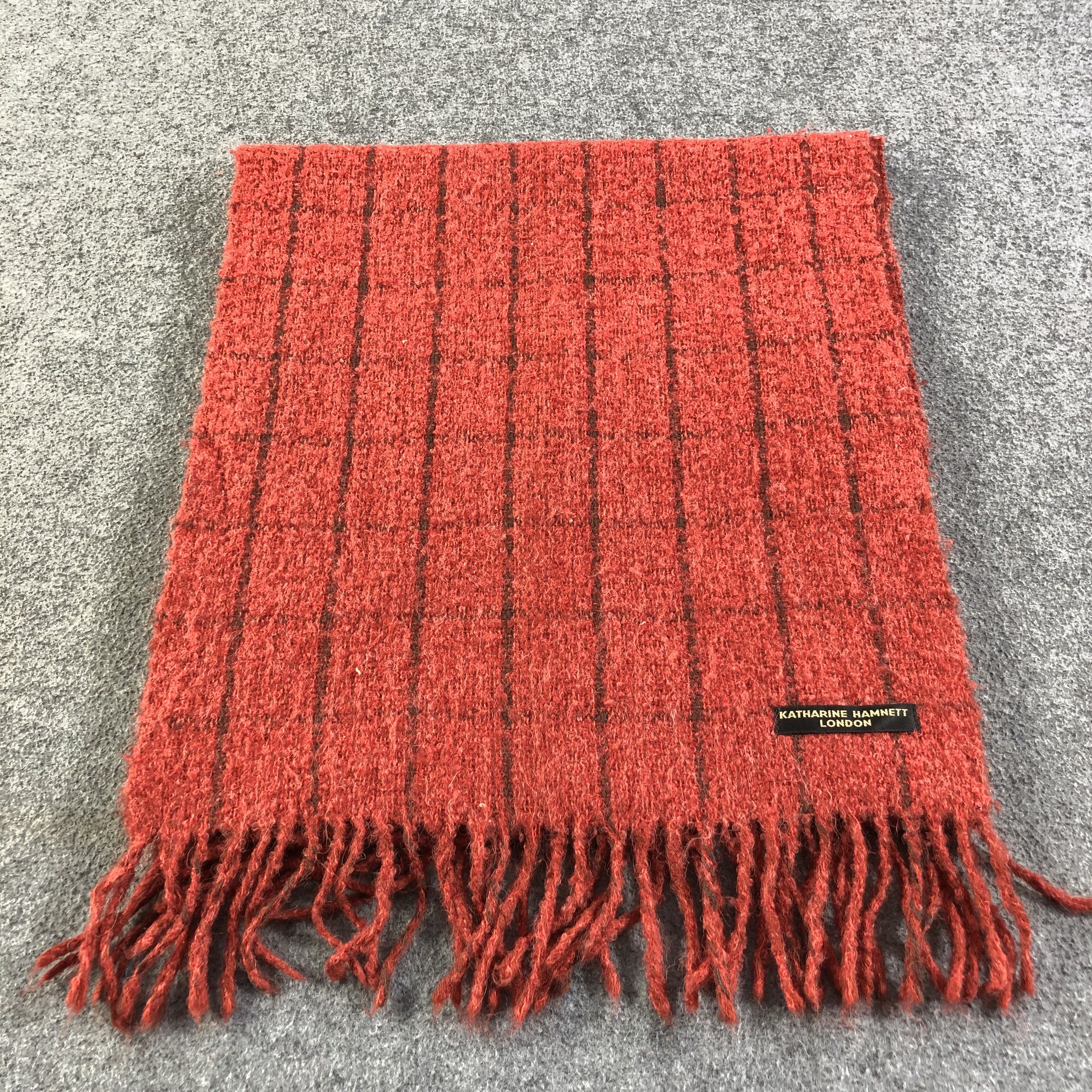 Katharine Hamnett London Wool Scarf Muffler V1309