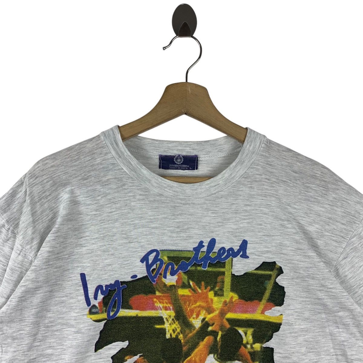 Japanese Brand × Vintage Vintage IVY BROTHERS basketball printed tee Size US L / EU 52-54 / 3 - 2 Thumbnail