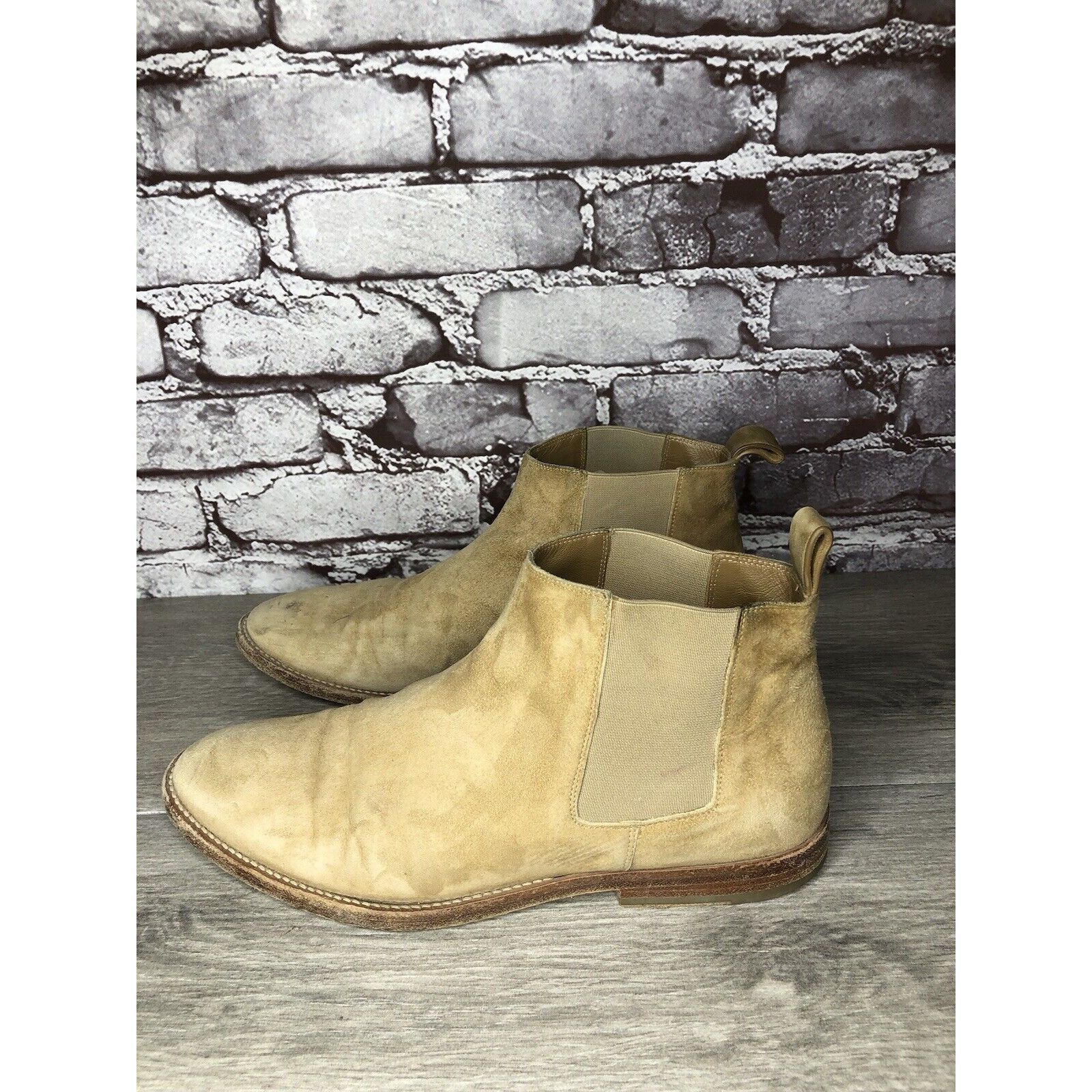 Other JENNI KAYNE Beige Suede Leather Casual Ankle Chelsea Boots W Size US 8 / IT 38 - 13 Thumbnail