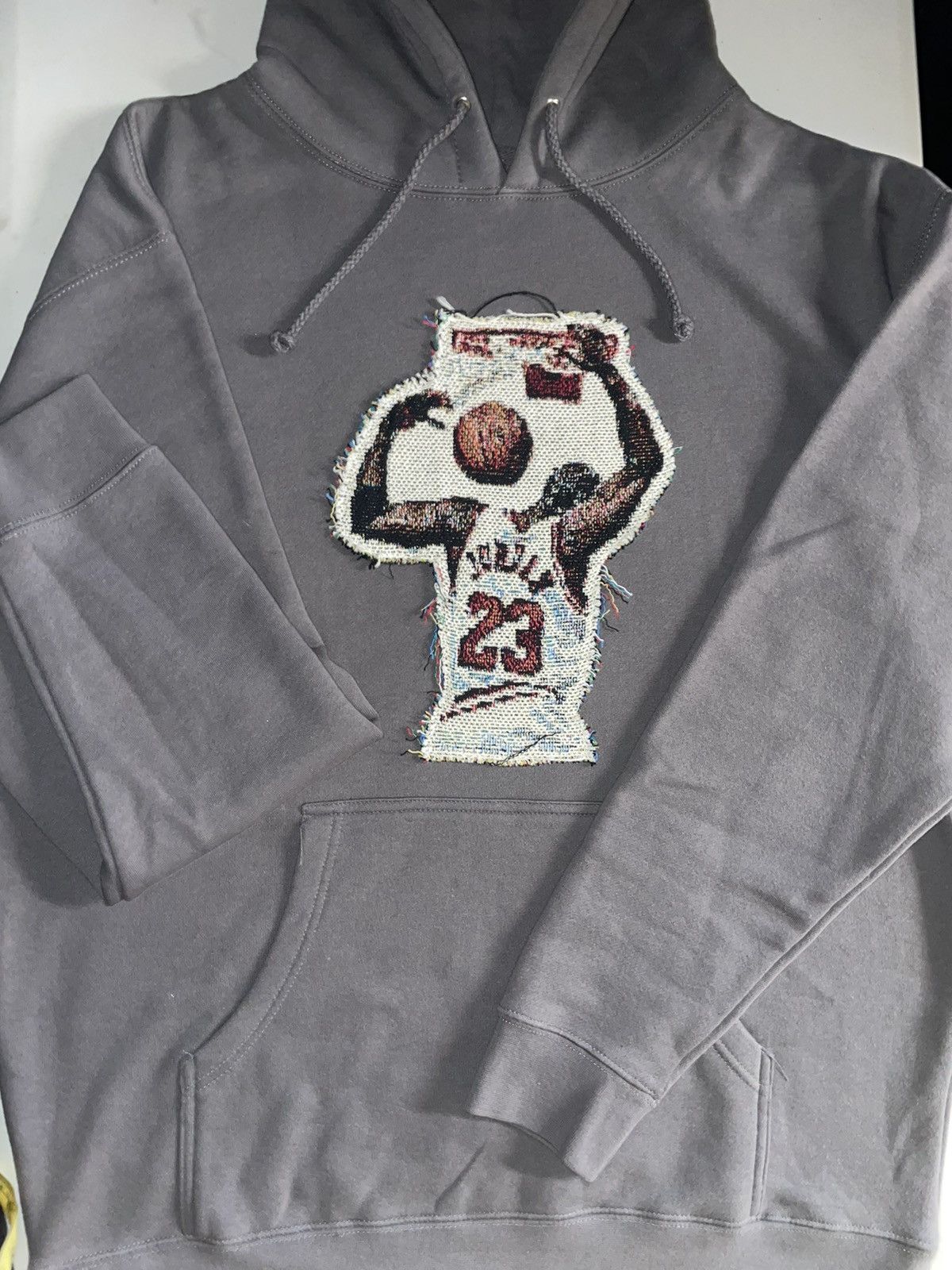 Designer Michael Jordan Hand-Stitched Embroidered Hoodie Size US L / EU 52-54 / 3 - 5 Thumbnail