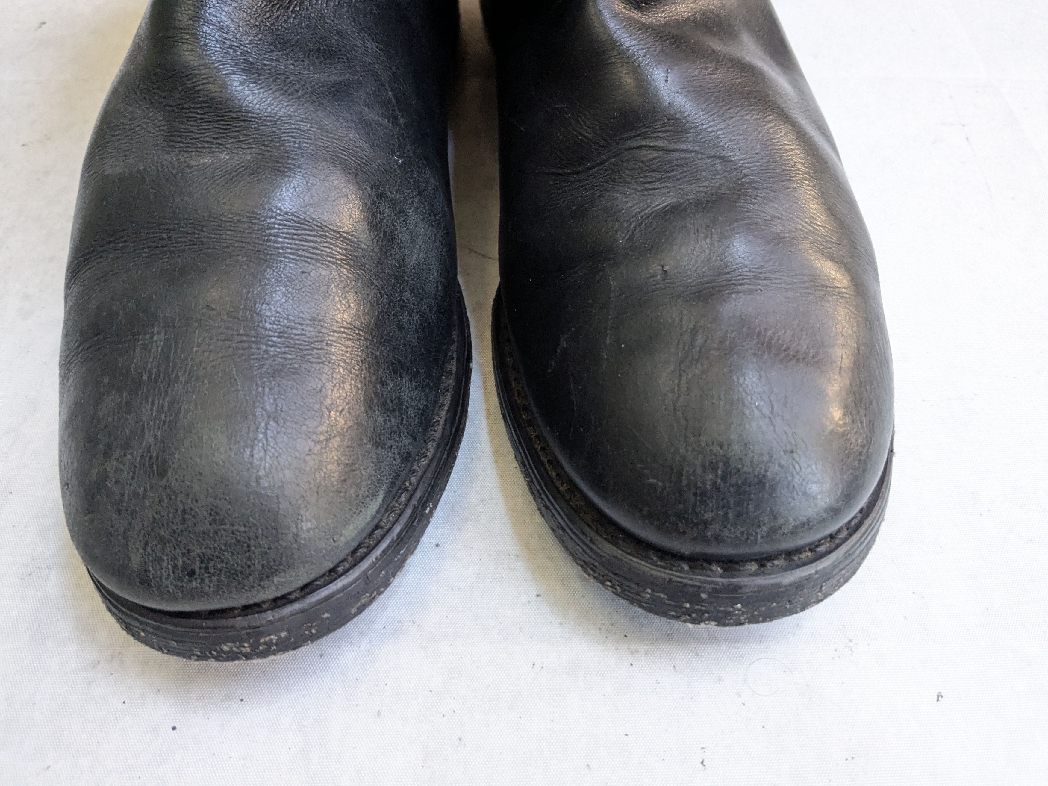Genuine Leather Double H Engineer Boots Black Leather 12 E Wide Size US 12 / EU 45 - 4 Thumbnail