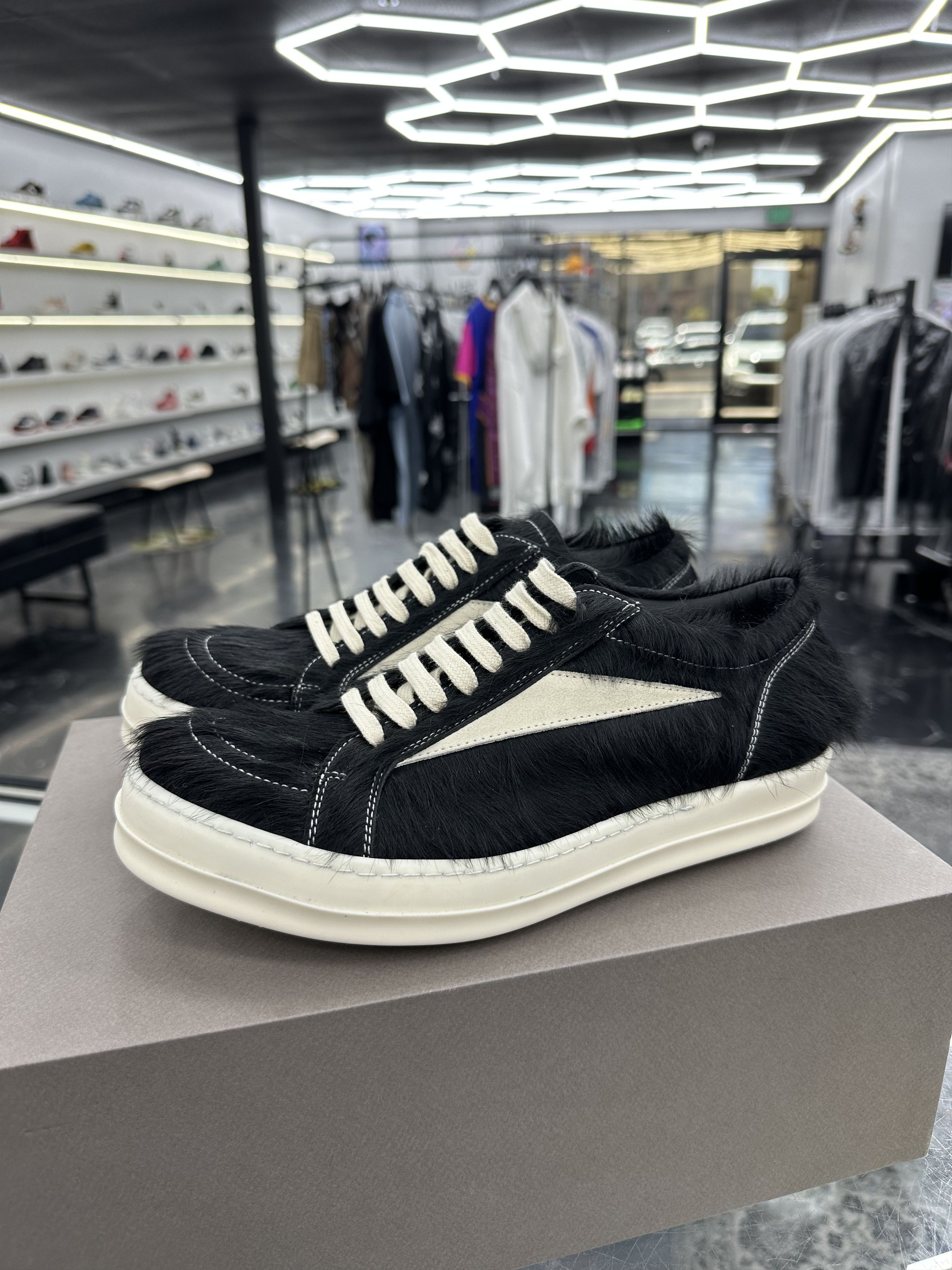 Rick Owens Vintage Low Sneaker Pony Hair Size US 8 / EU 41 - 3 Thumbnail