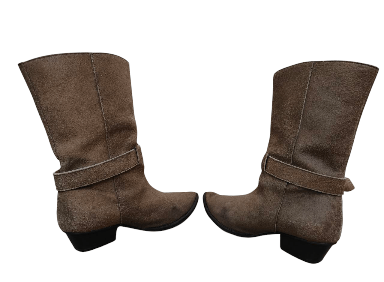 Issey Miyake Tsumori Chisato Leather Boot Size US 8.5 / IT 38.5 - 3 Thumbnail