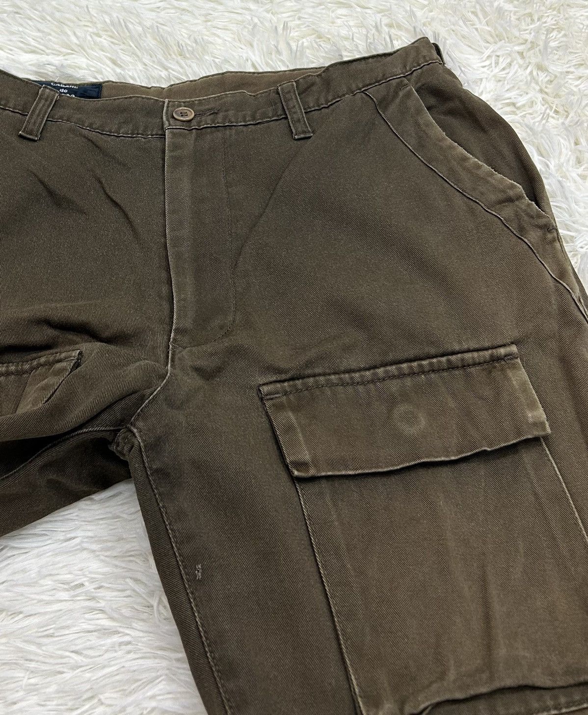 CABANE de ZUCCa Cabane de Zucca Army Green Sun Faded Bush Pants Size US 31 - 3 Thumbnail
