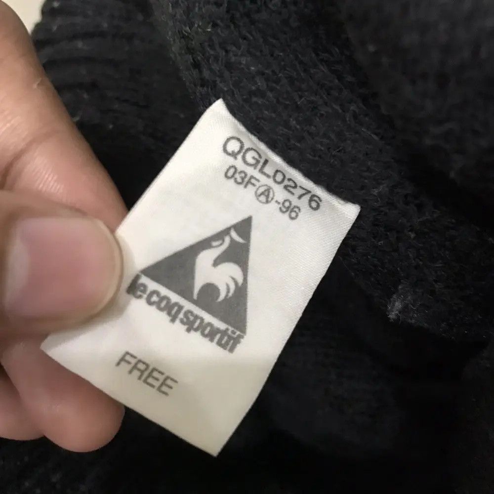 Le Coq Sportif × Vintage Le Coq Sportif Bobble Beanie Hat Size ONE SIZE - 5 Thumbnail