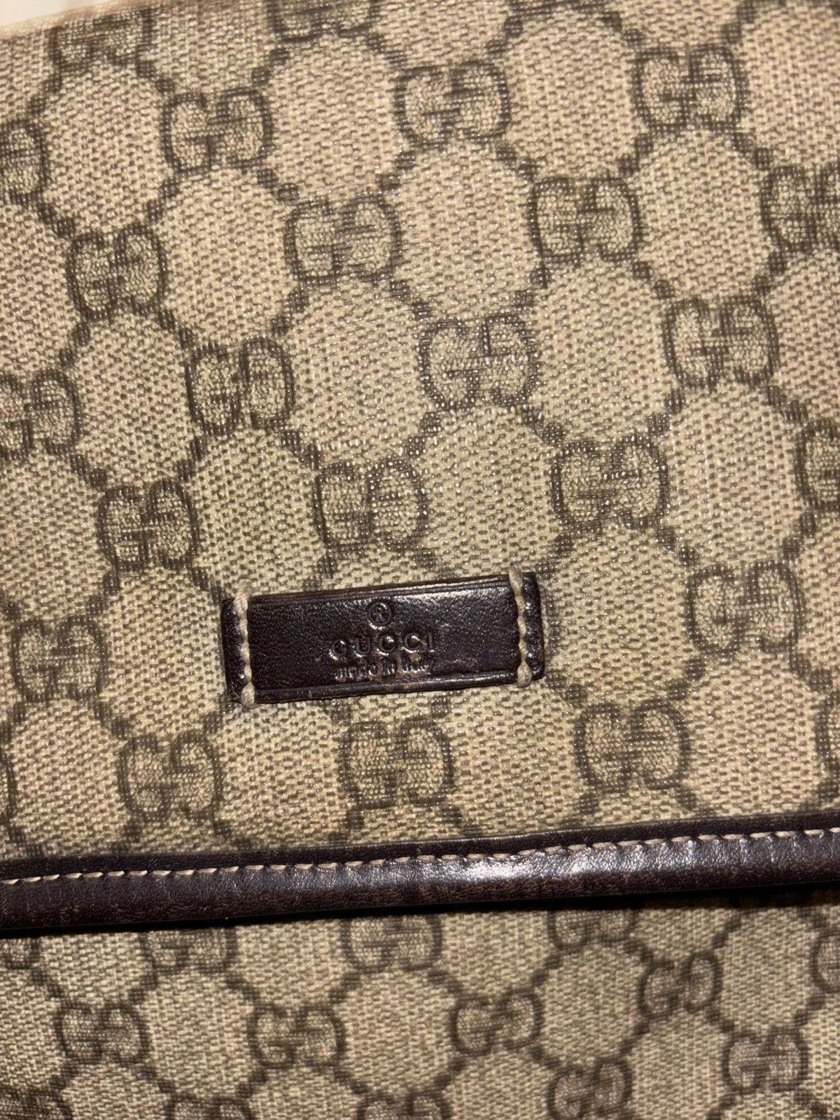 Gucci Gucci GG Supreme Monogram Small Crossbody Flap Shoulder Bag Size ONE SIZE - 4 Thumbnail