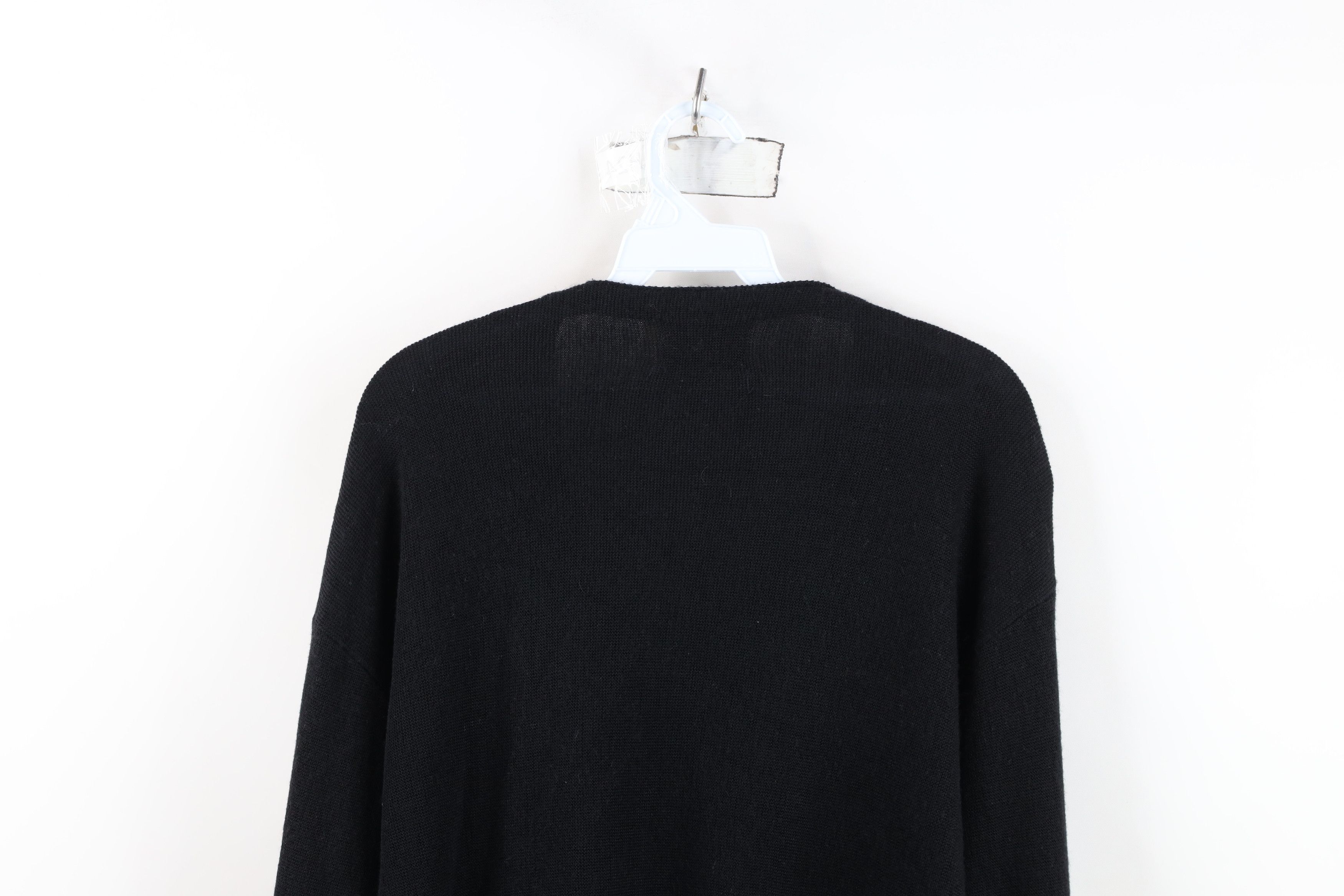 Vintage Vintage 50s Streetwear Button Cardigan Sweater Black USA Size US L / EU 52-54 / 3 - 13 Thumbnail