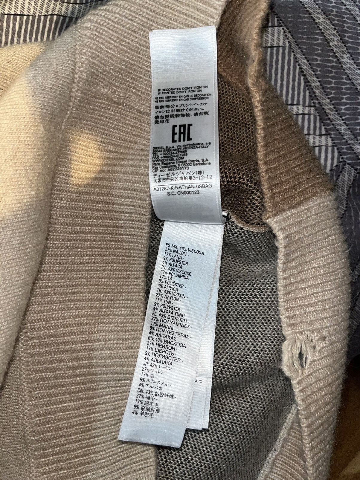 Diesel Diesel Nathan Sweater Size US M / EU 48-50 / 2 - 6 Thumbnail