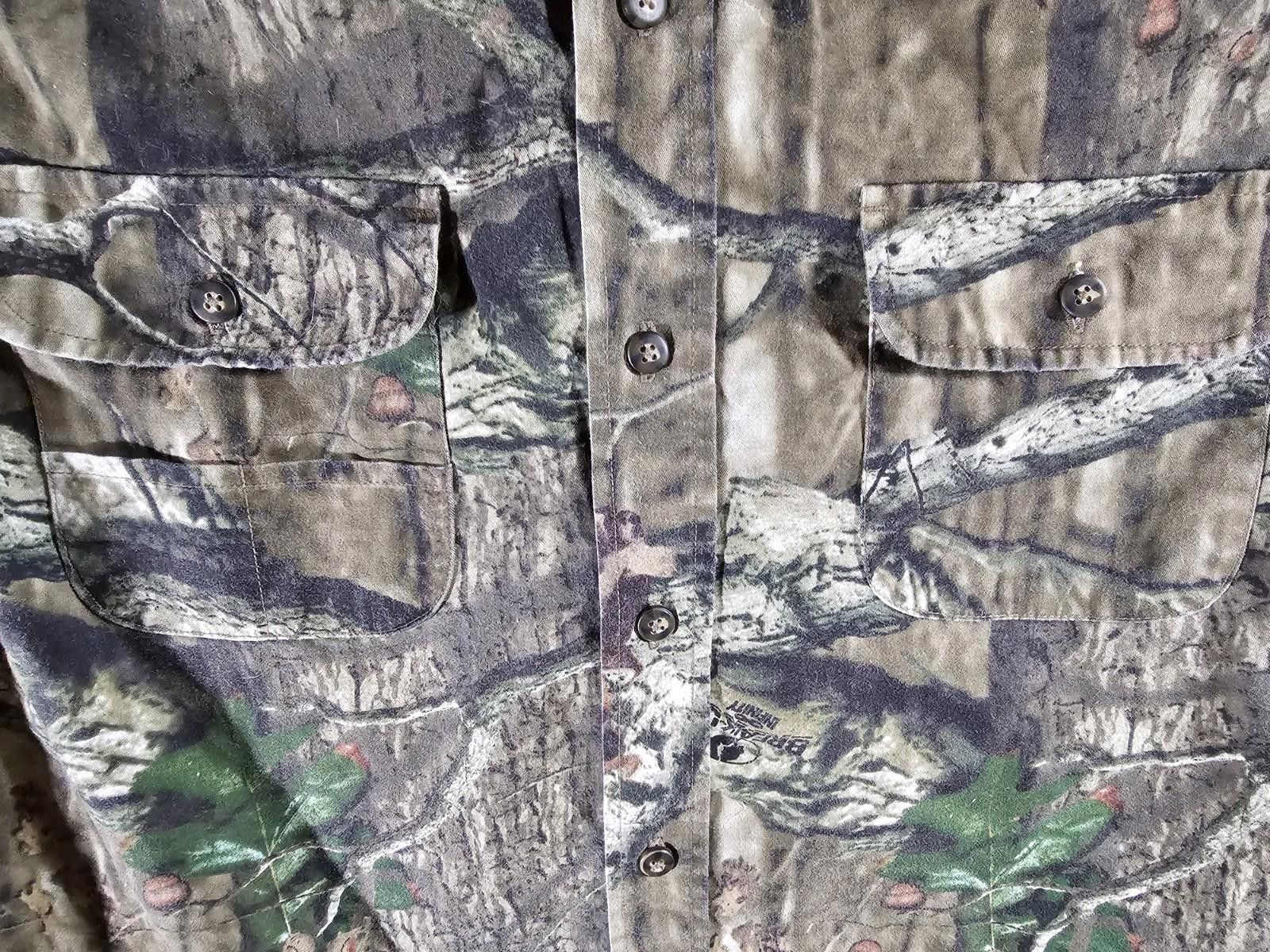 Mossy Oaks MossyOak Camo Mens L 42/44 Break Up Infinity Button Up Shirt Size ONE SIZE - 7 Thumbnail