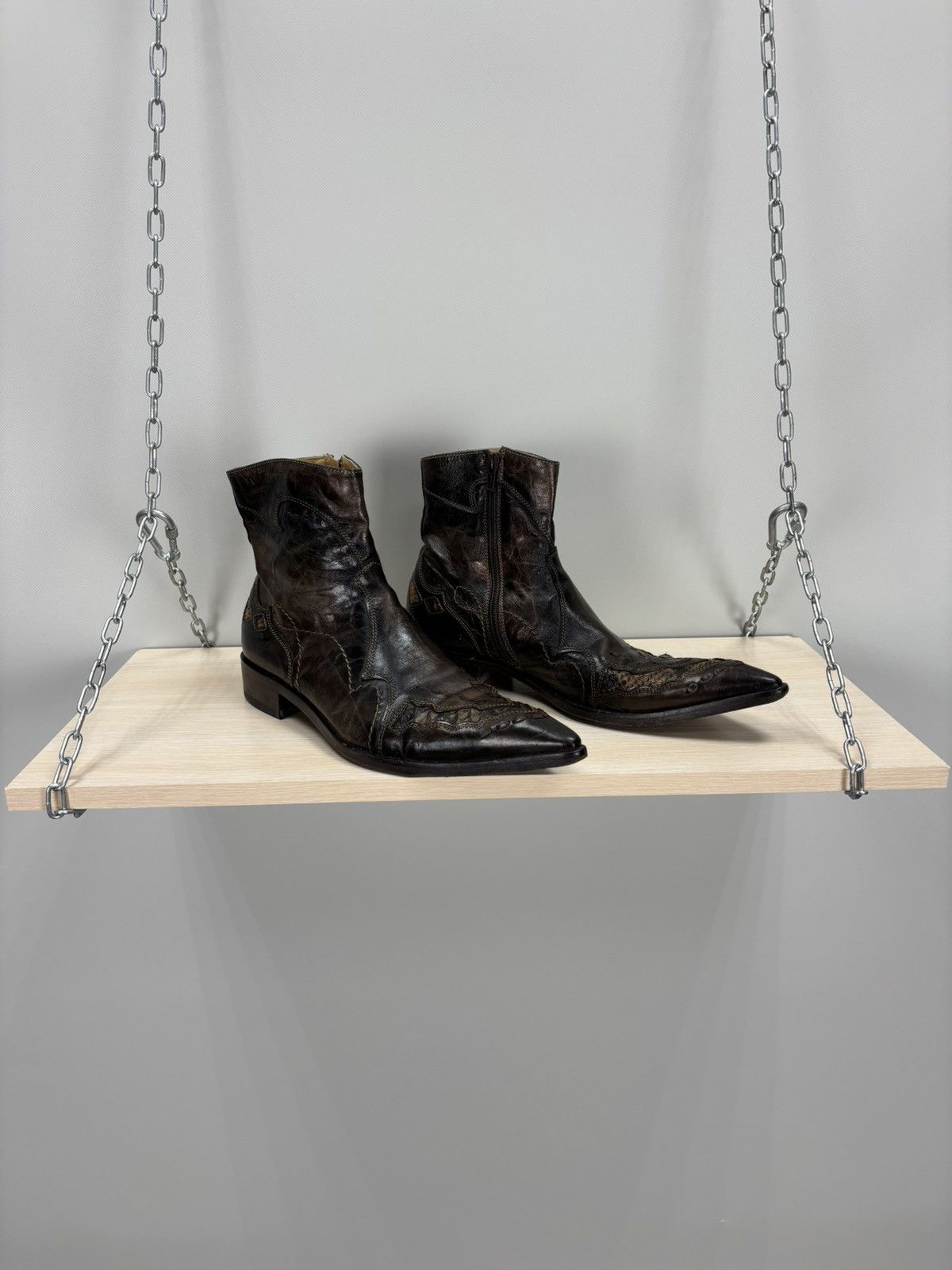 NAVYBOOT Mens western boots Navyboot Size 41 Color Brown Size US 8 / EU 41 - 1 Thumbnail
