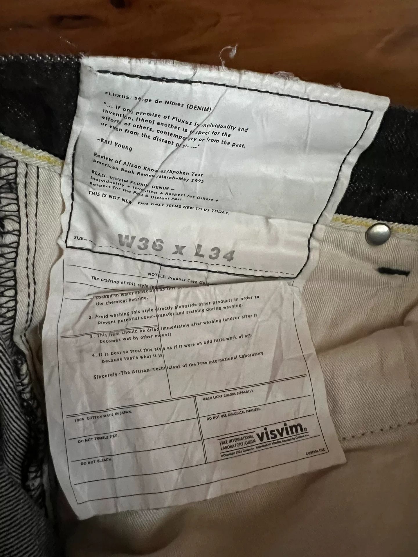 Visvim visvim Japanese-Made Black 05 Jeans Size US 34 / EU 50 - 7 Thumbnail