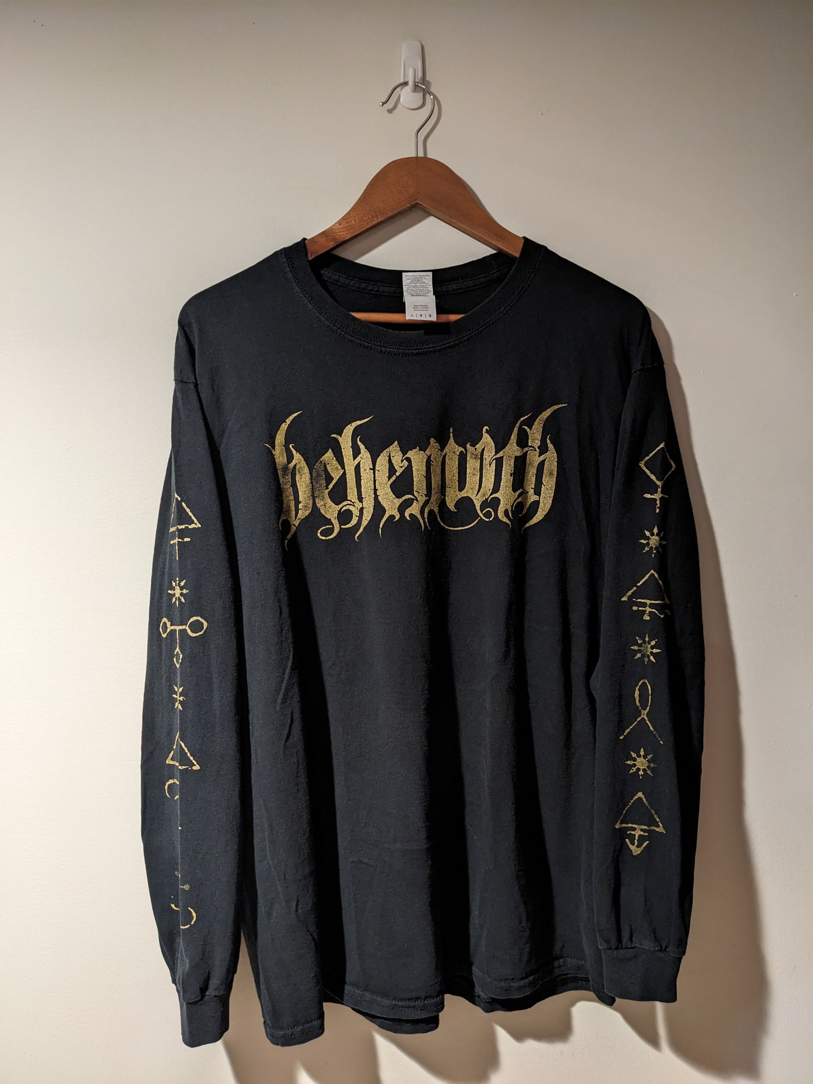 Band Tees × Vintage Vintage 2010's Behemoth Band Tour Large Long-Sleeve T-Shirt Size US L / EU 52-54 / 3 - 1 Thumbnail
