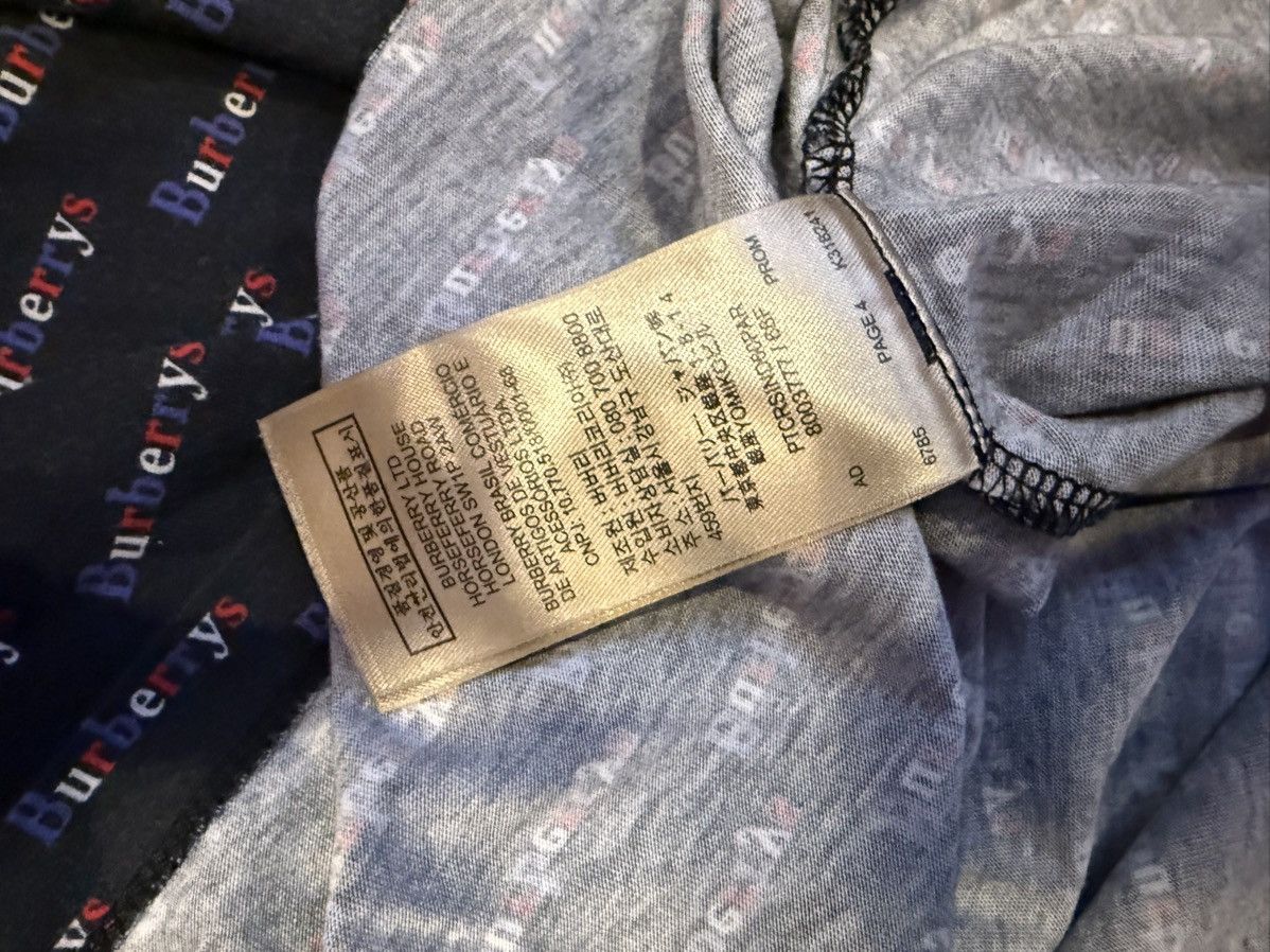 Burberry Vintage Navy Burberrys Tee Size US L / EU 52-54 / 3 - 5 Thumbnail