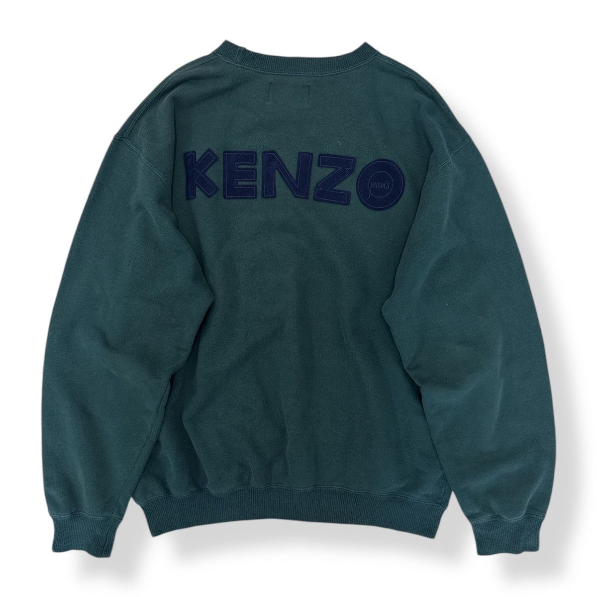 Kenzo 🔥 Vintage Y2K Kenzo Jeans big Logo Sweatshirt - M Size US M / EU 48-50 / 2 - 1 Thumbnail