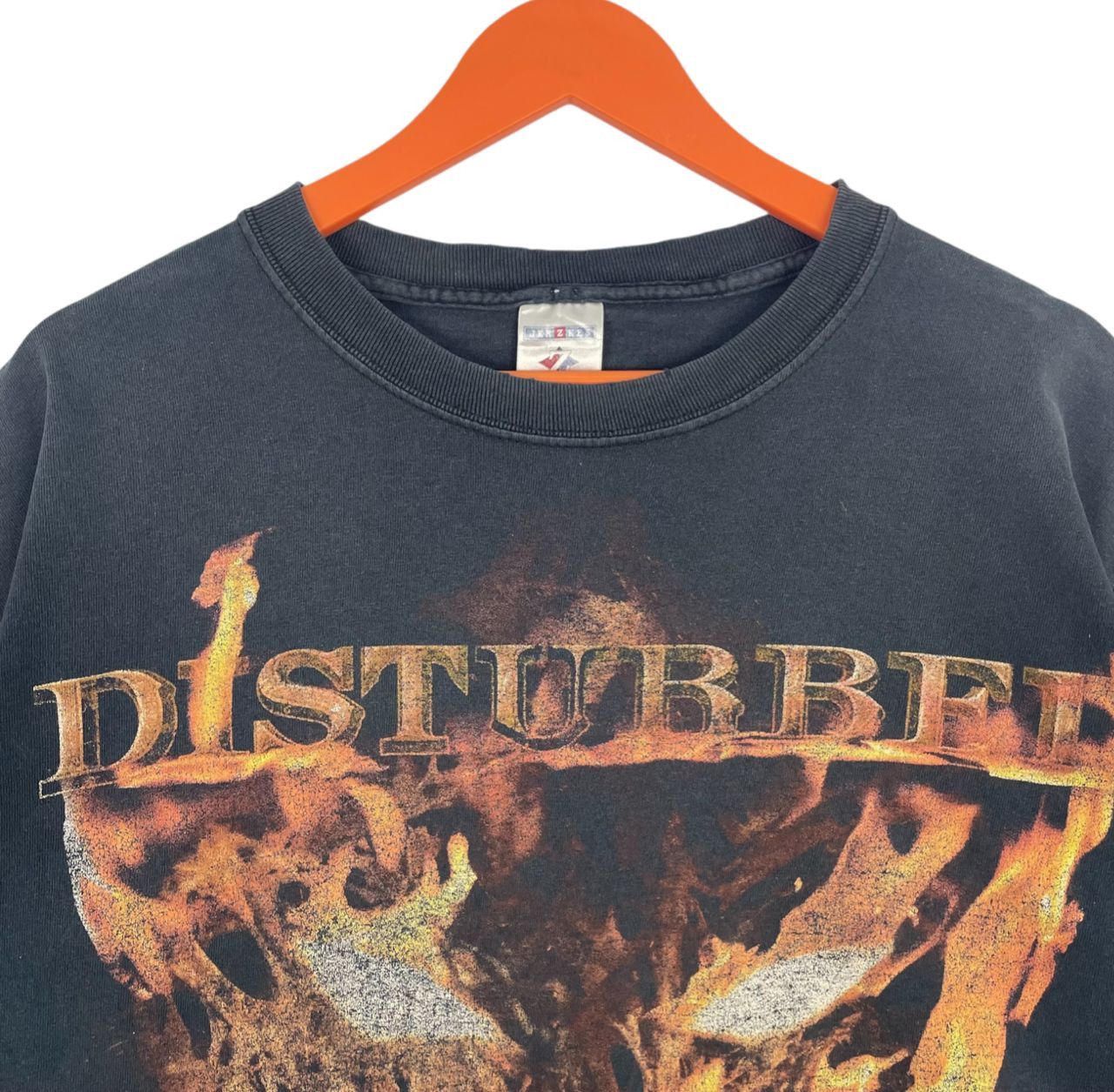 Band Tees Vintage Disturbed Big Logo Printed Crewneck Band Tee Size US L / EU 52-54 / 3 - 4 Thumbnail