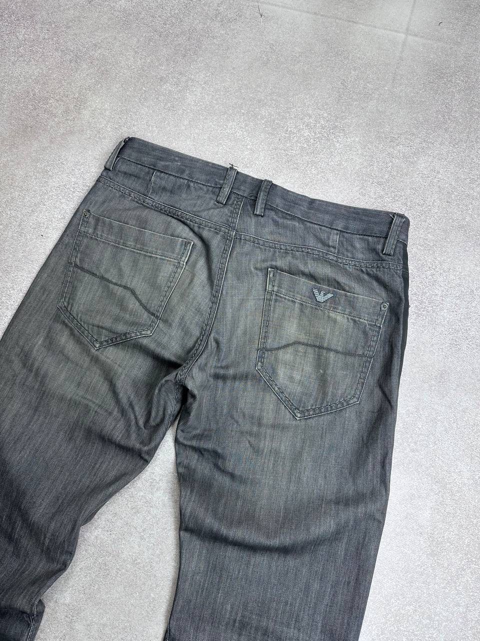 Emporio Armani Vintage Emporio Armani Y2K Baggy Jeans 33 Size US 33 - 2 Thumbnail