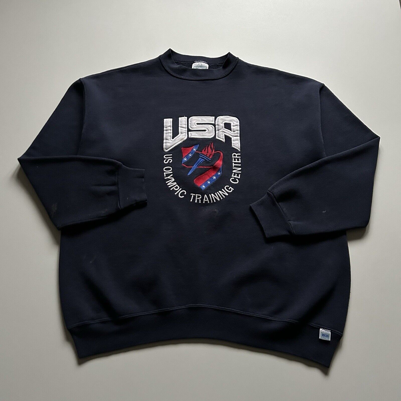 USA Olympics × Vintage Vintage 90s US Olympic Training USA Graphic Crewneck XL Rare Size US XL / EU 56 / 4 - 1 Thumbnail