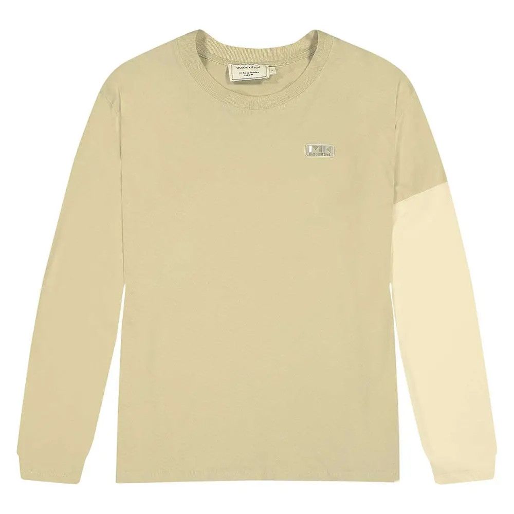 Maison Kitsune Maison Kitsuné Oversized Longsleeve Beige Size US XL / EU 56 / 4 - 2 Thumbnail