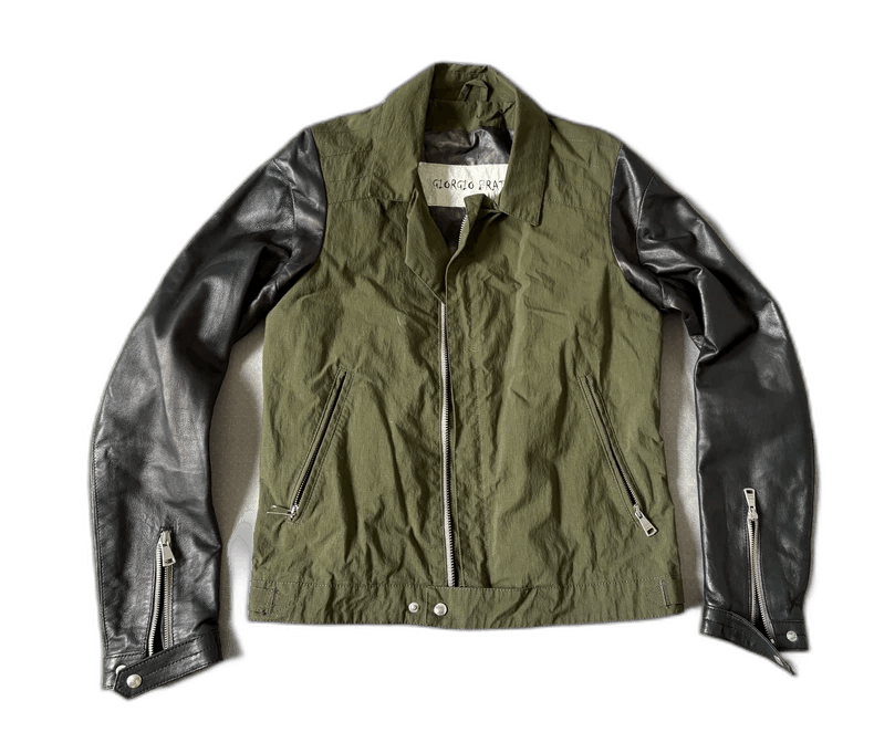 Yohji Yamamoto Giorgio Brato Vintage Leather Jacket Coat Size M / US 6-8 / IT 42-44 - 1 Thumbnail
