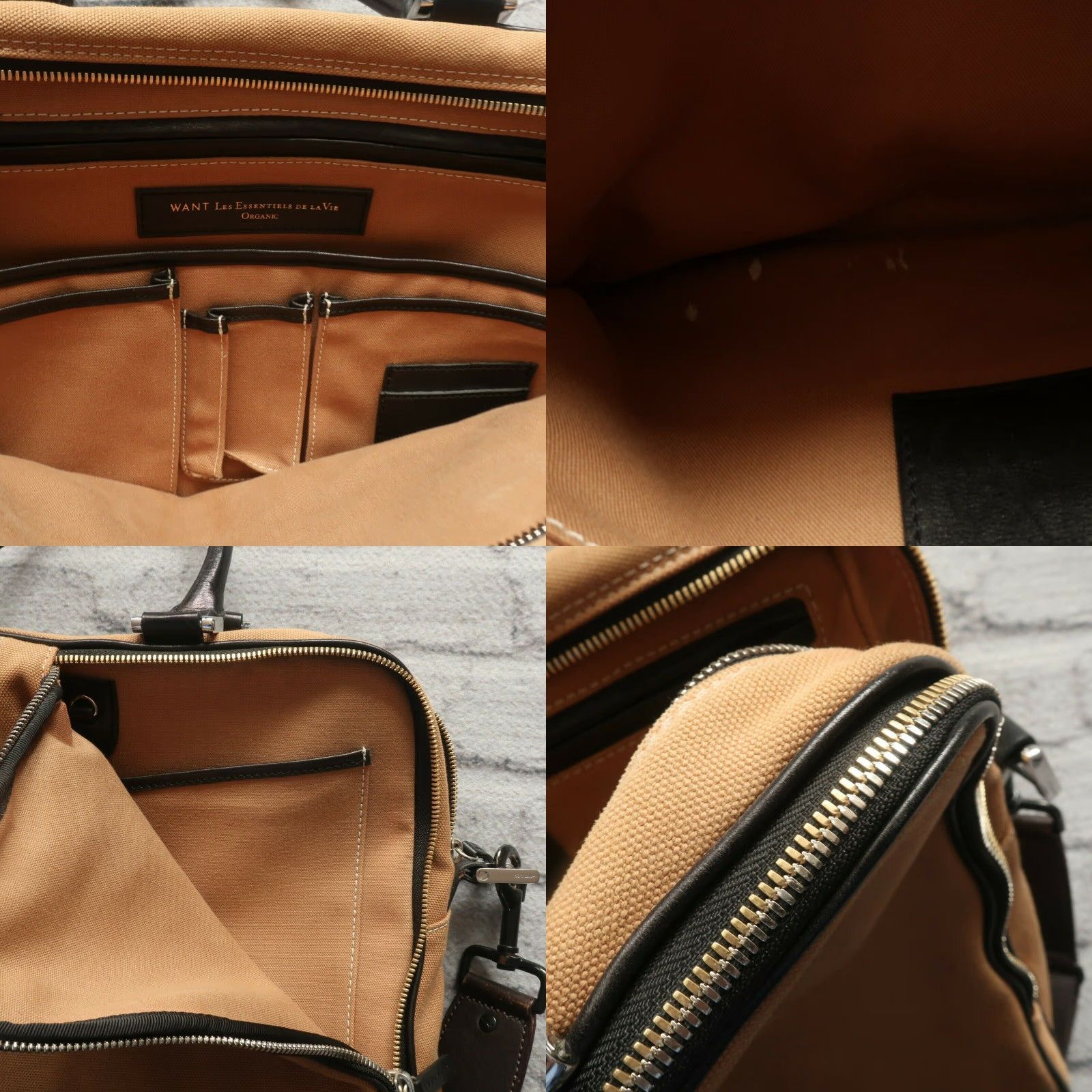 WANT Les Essentiels WANT Les Essentiels De La Vie Organic Satchel Briefcase Bag Men Brown Color Size ONE SIZE - 8 Thumbnail