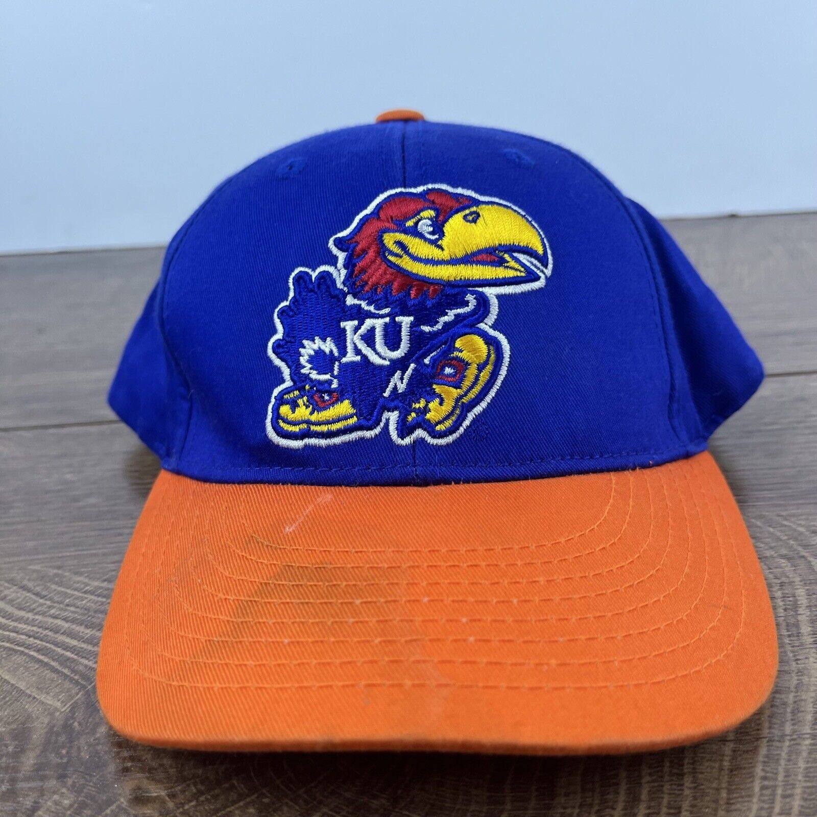 Other Kansas Jayhawks Hat KU Jayhawks Blue Cap Adjustable Blue Adu Size ONE SIZE - 2 Thumbnail