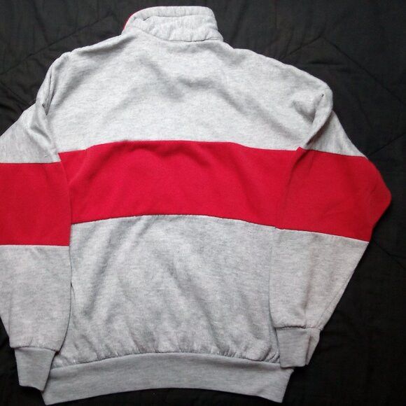 Vintage Vintage Panda Bear Stripe 1/4 Zip Sweatshirt Size US XL / EU 56 / 4 - 7 Thumbnail