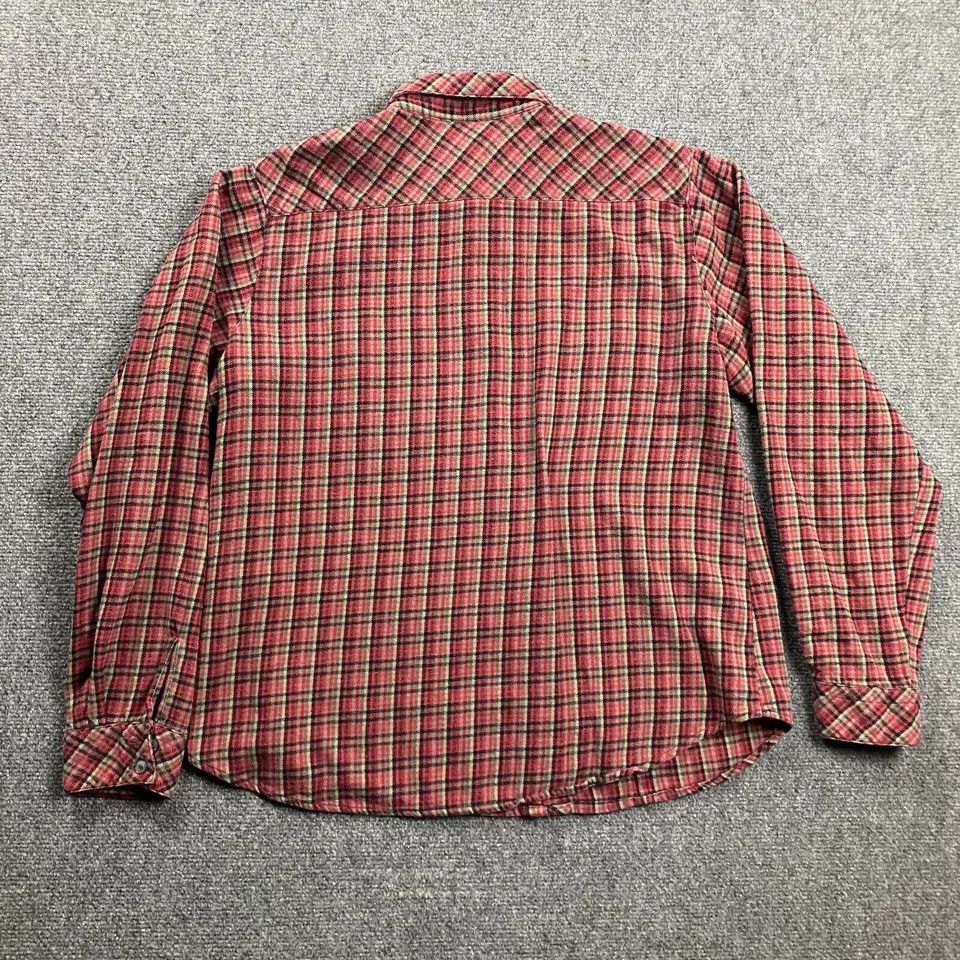 Other Woolrich Flannel Shirt Womens Large Red Plaid Button Up Size L / US 10 / IT 46 - 5 Thumbnail