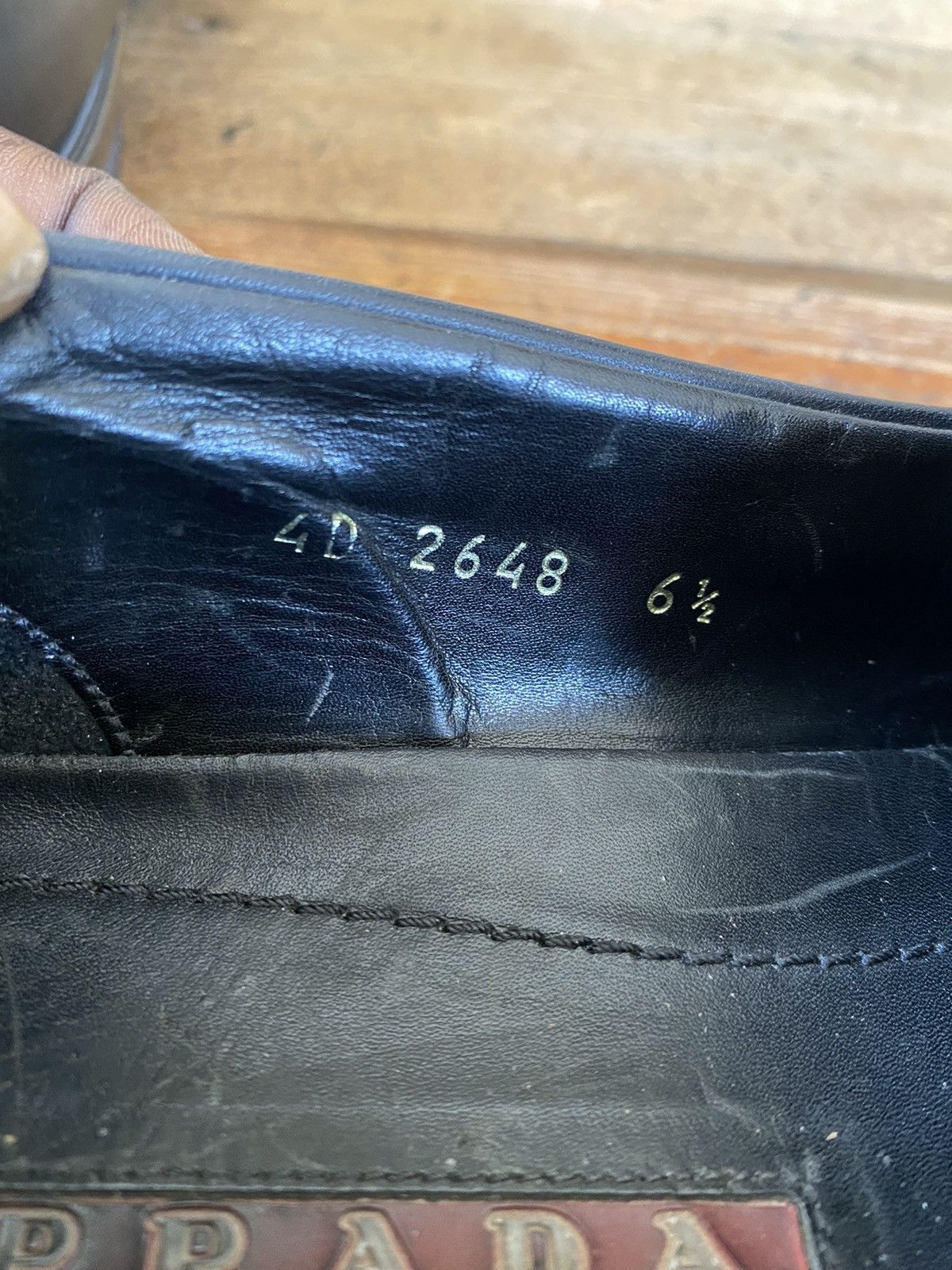 Prada Prada horsebit black leather logo loafers sz uk6.5 Size US 7.5 / EU 40-41 - 17 Thumbnail