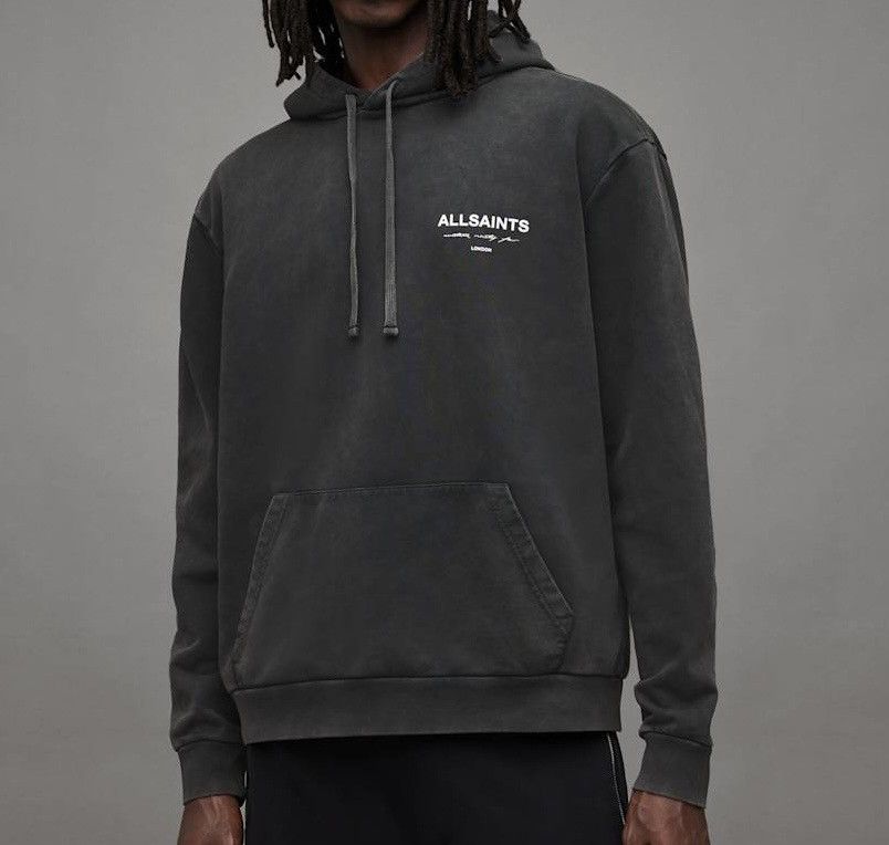 Allsaints ALLSAINTS Underground Oversized Pullover Hoodie Size Small Size US S / EU 44-46 / 1 - 1 Thumbnail