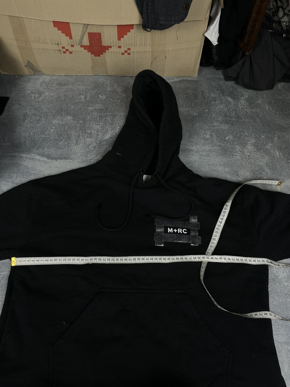 M+Rc Noir Boxy hoodie M+Rc Marc Noir portugal bog logo black hoodie Size US S / EU 44-46 / 1 - 8 Thumbnail
