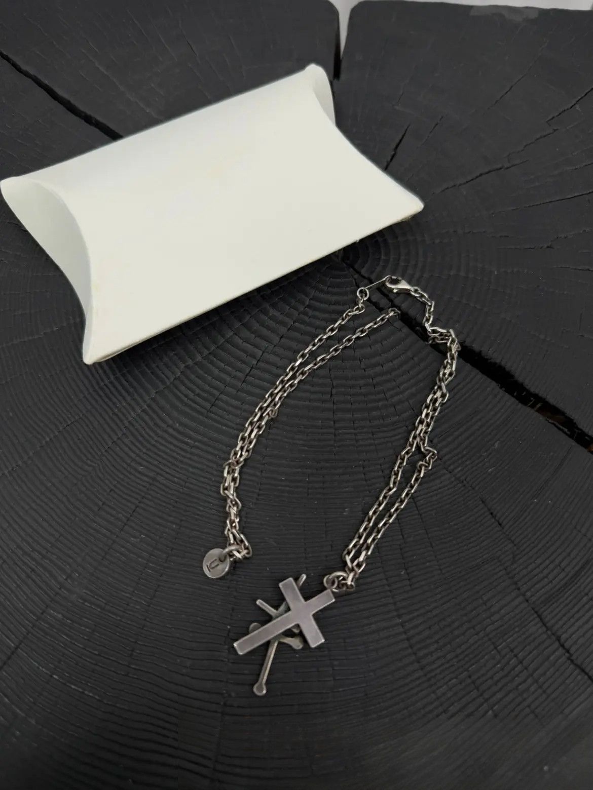 Undercover AW02 Undercover “Heaven Hell” .925 Silver Cross Chain