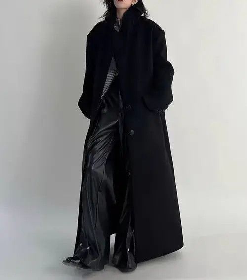 image of Vintage Black Forest Style British Style Extended Coat, Women's (Size Small)