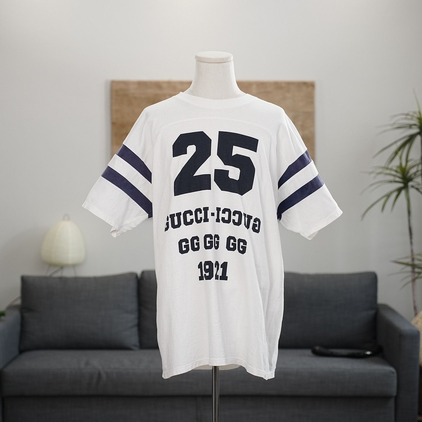 Gucci Gucci Blind For Love Graphic T-Shirt White Size XXL Size US XXL / EU 58 / 5 - 1 Thumbnail