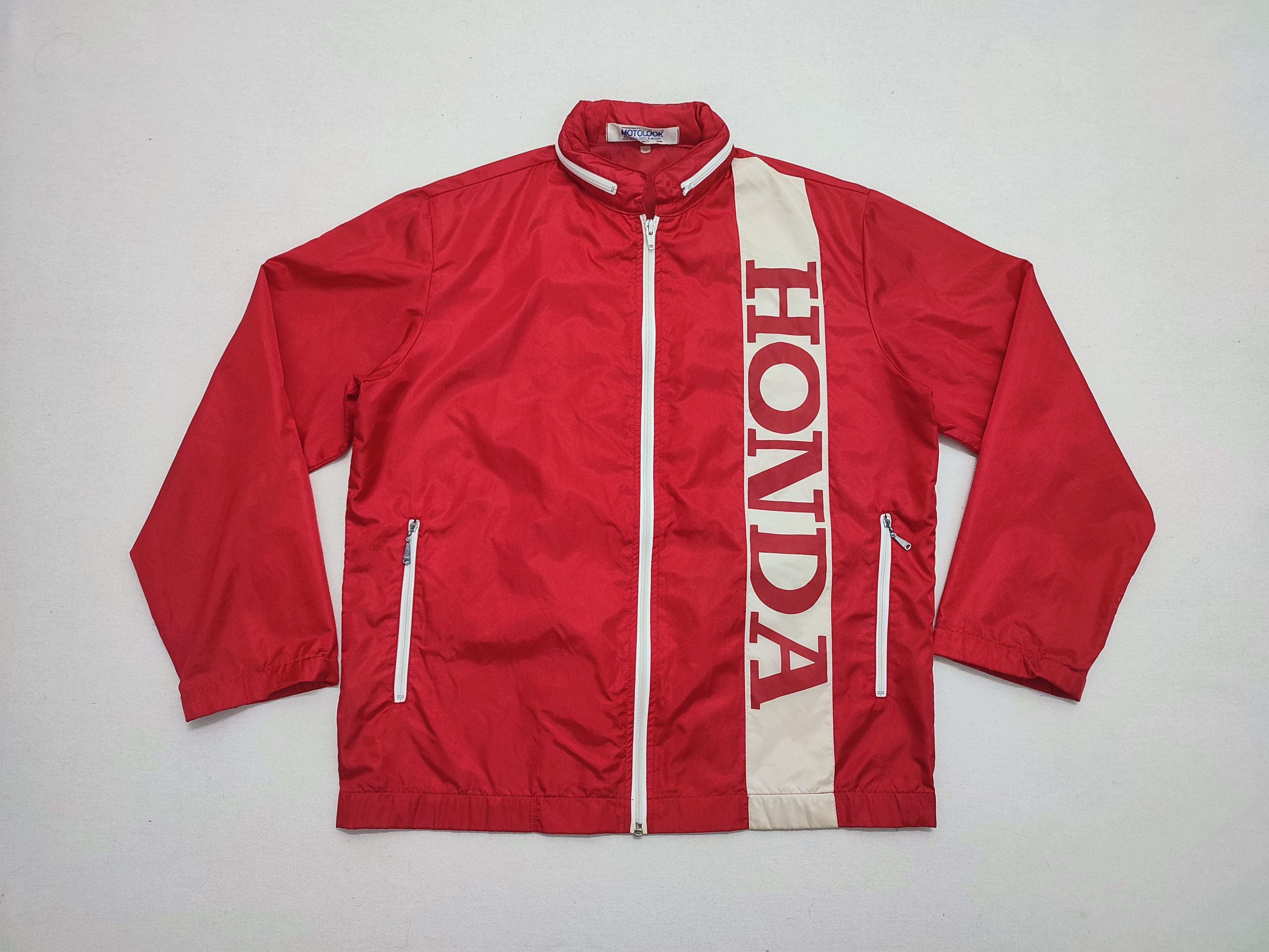 Honda × Vintage Vintage 1980s Big Logo Honda Nylon Jacket Size US M / EU 48-50 / 2 - 1 Thumbnail