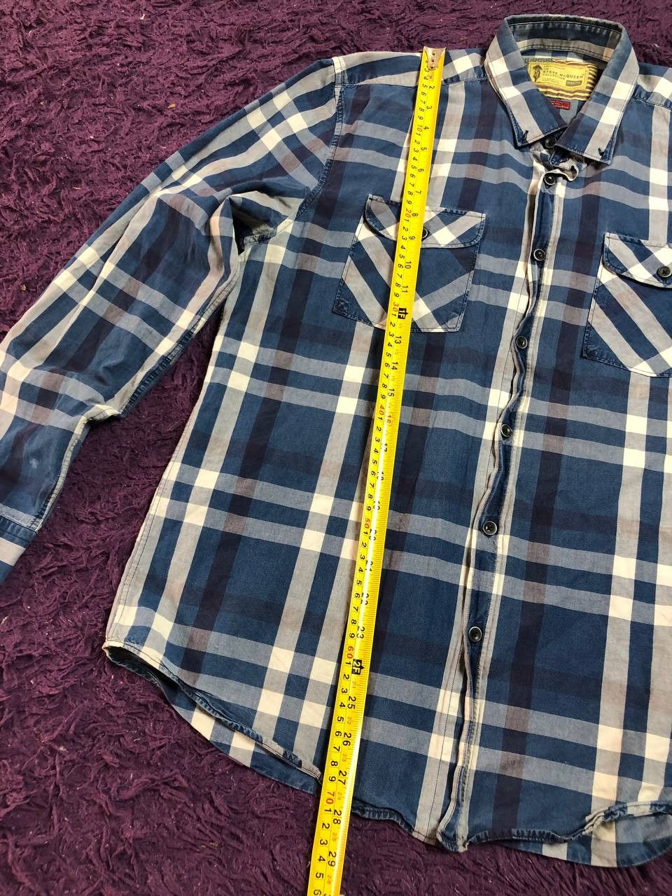 Barbour Vintage Y2K Barbour print shirt luxury slim fit streetwear Size US L / EU 52-54 / 3 - 11 Thumbnail