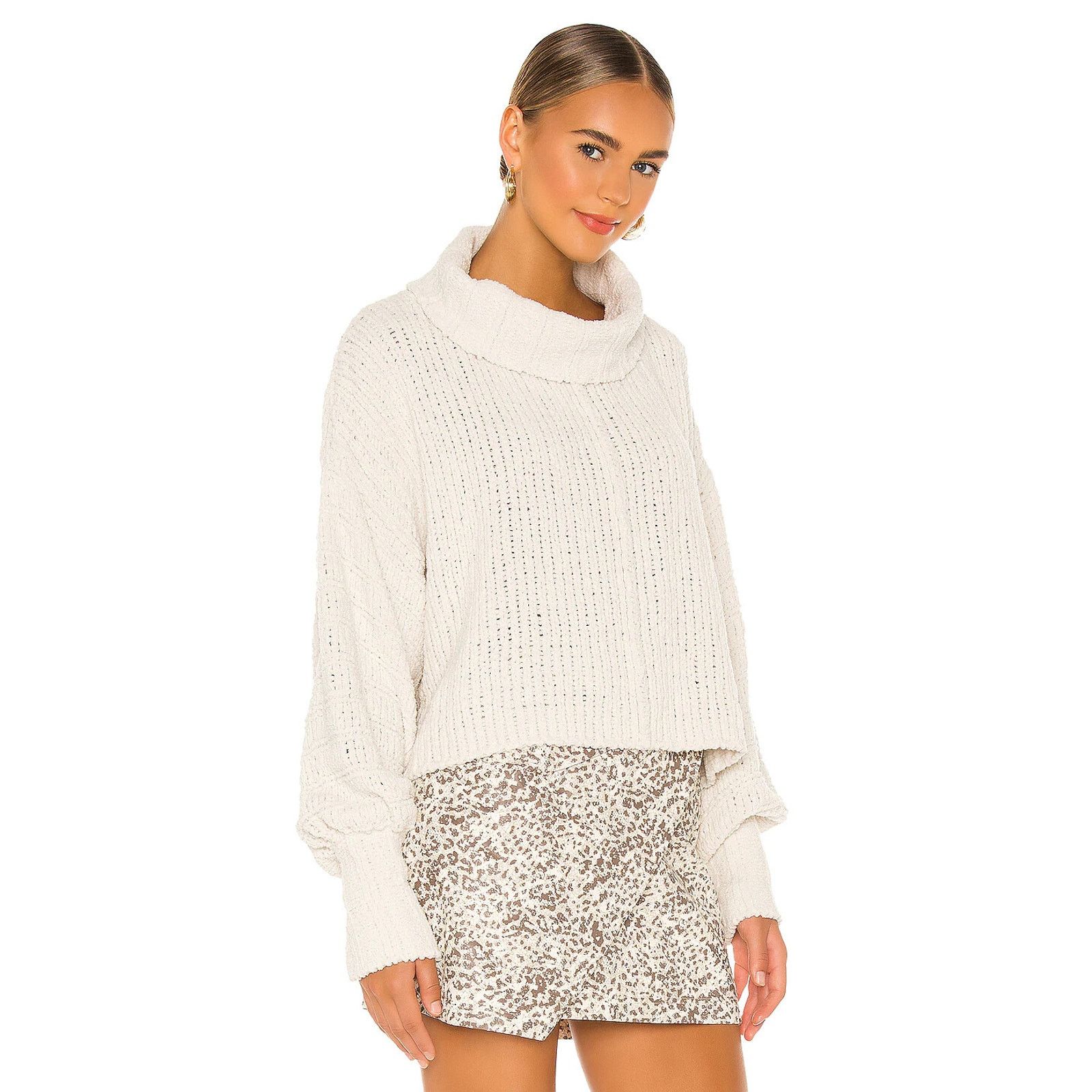Free People Free People Be Yours Pullover Sweater Vanilla Bean L A001583 Size L / US 10 / IT 46 - 2 Thumbnail
