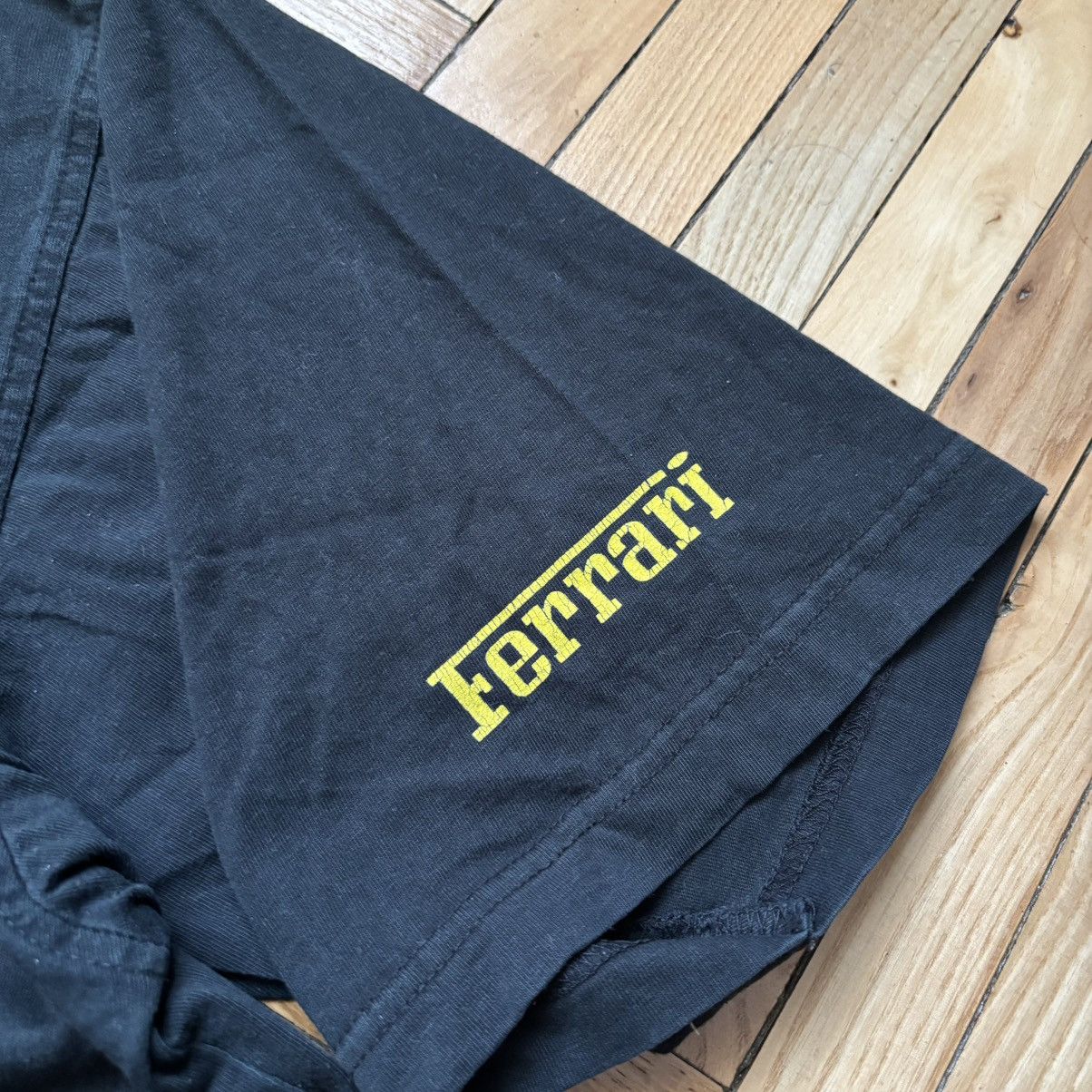 Ferrari × Le Grande Bleu (L.G.B.) Vintage 1999 Ferrari Pitstop OG Distressed T-Shirt Size US XL / EU 56 / 4 - 5 Thumbnail
