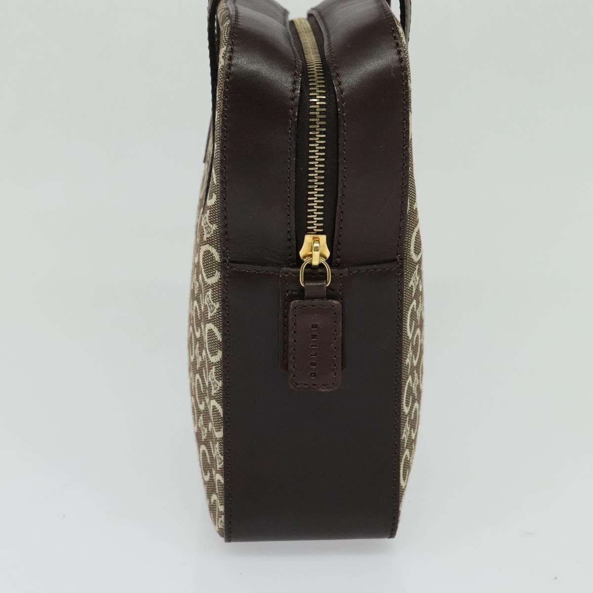 Celine CELINE C Macadam Canvas Hand Bag Beige Gold Size ONE SIZE - 4 Thumbnail