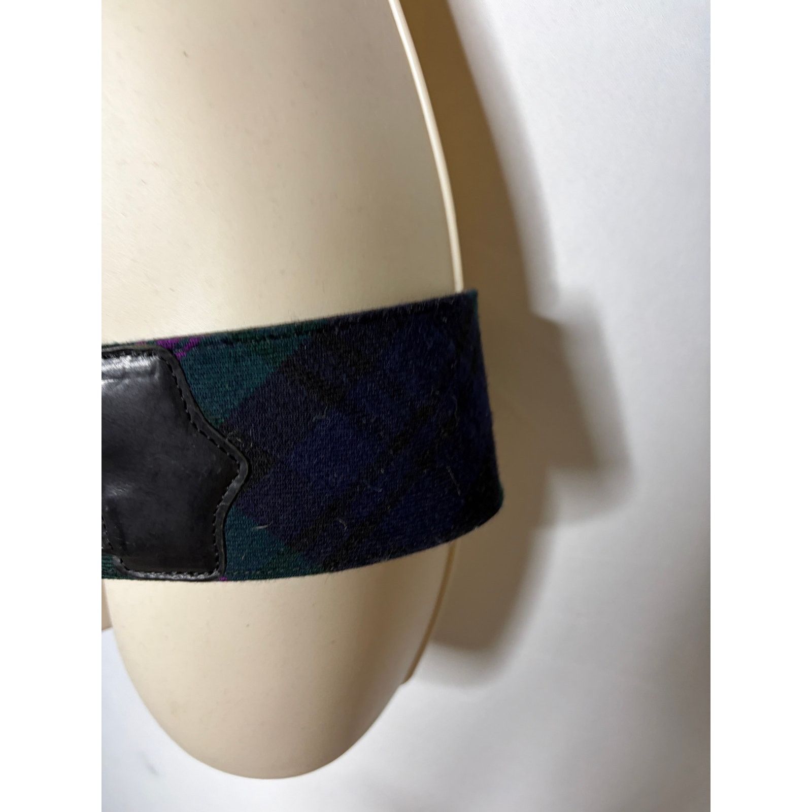 Rugby Ralph Lauren New Rugdy Polo Ralph Lauren green purple wide plaid Belt M Size ONE SIZE - 8 Thumbnail