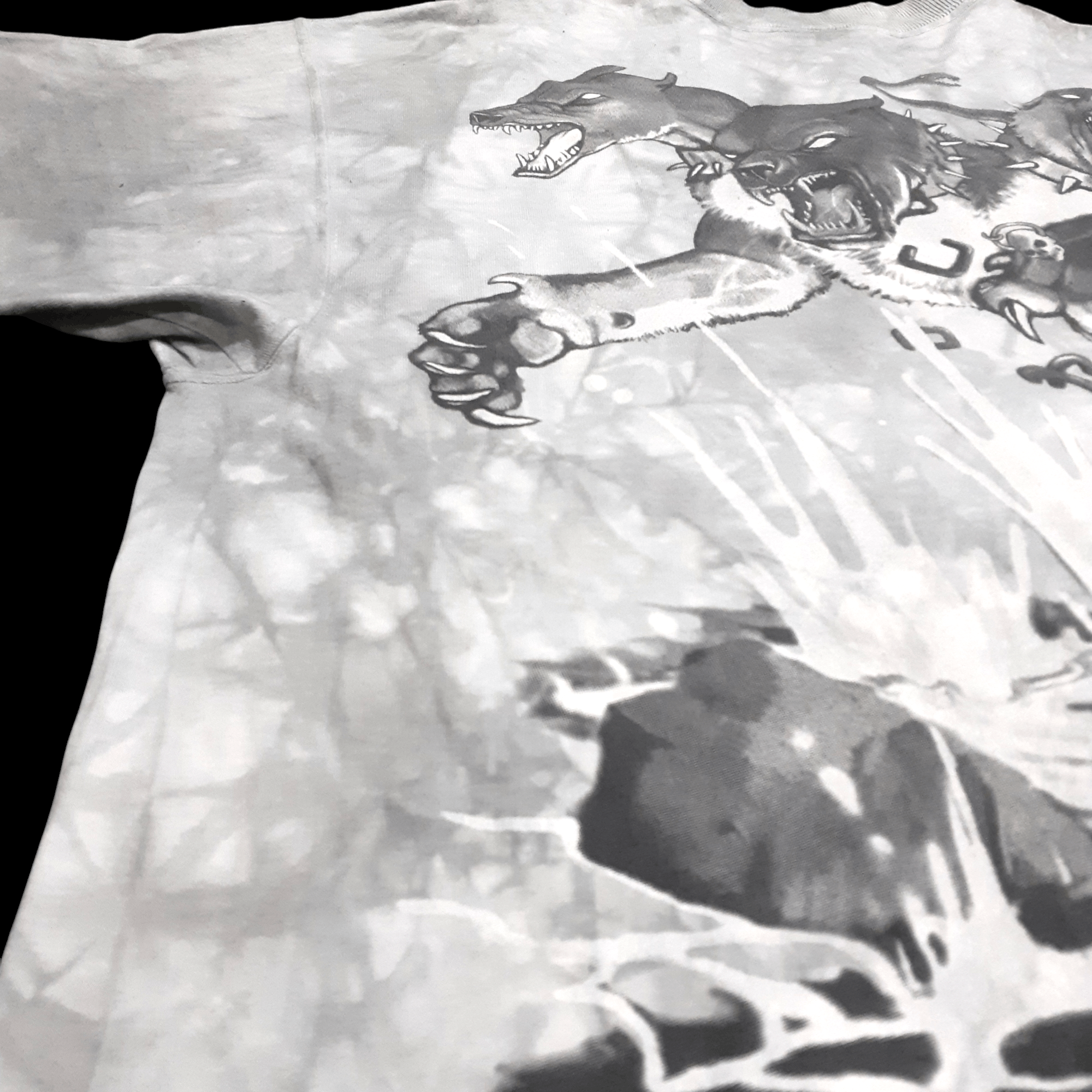 Liquid Blue × Vintage Vintage Rare Liquid Blue T Shirt Cerberus 1997 XL Original Size US XL / EU 56 / 4 - 5 Thumbnail