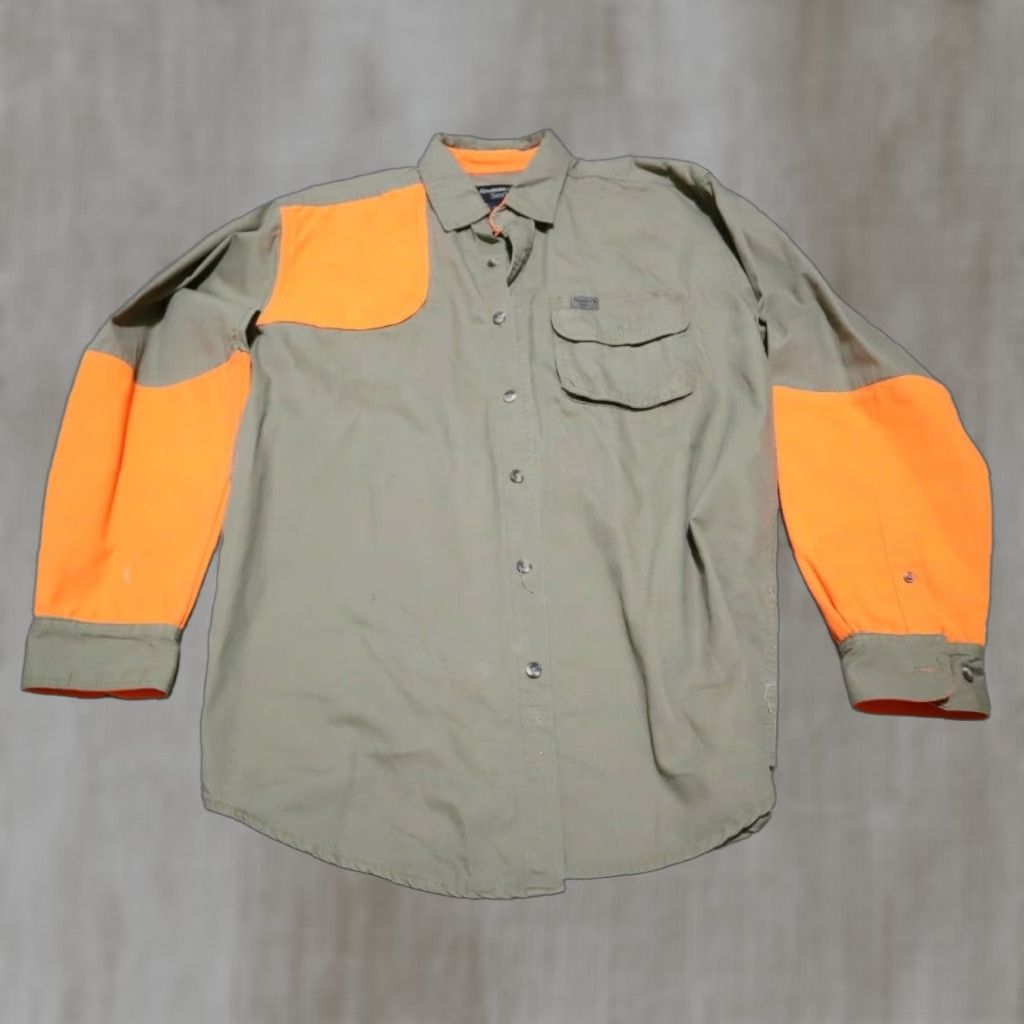 Vintage GANDER Mountain Jacket Hunting Blaze WaterPROOF SERIES GUIDE Blaze Orange Jacket M Mens Medium Size US M / EU 48-50 / 2 - 1 Thumbnail