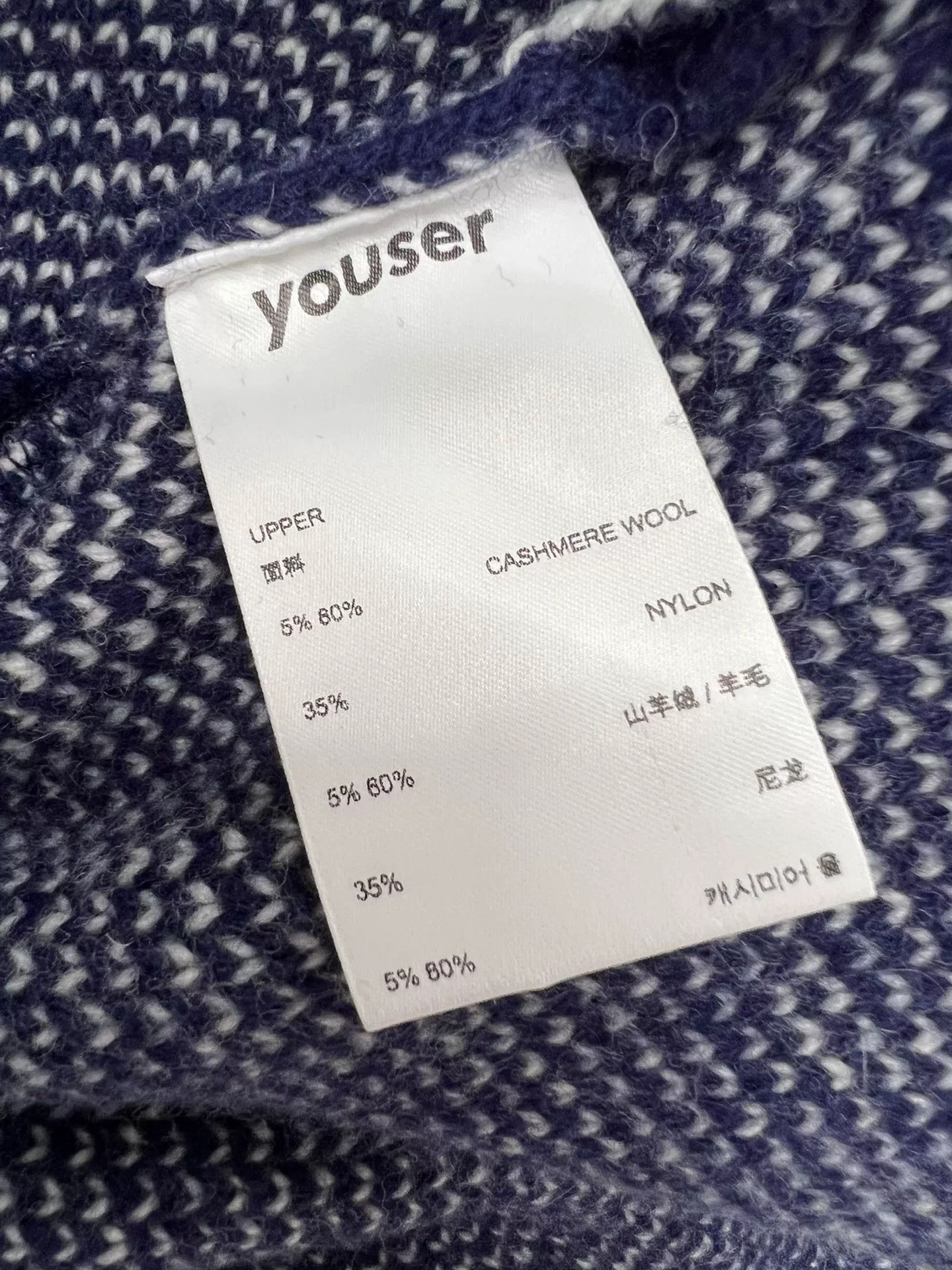 Other YOUSER Short Letter Print Zip Knit Sweater Size US M / EU 48-50 / 2 - 6 Thumbnail