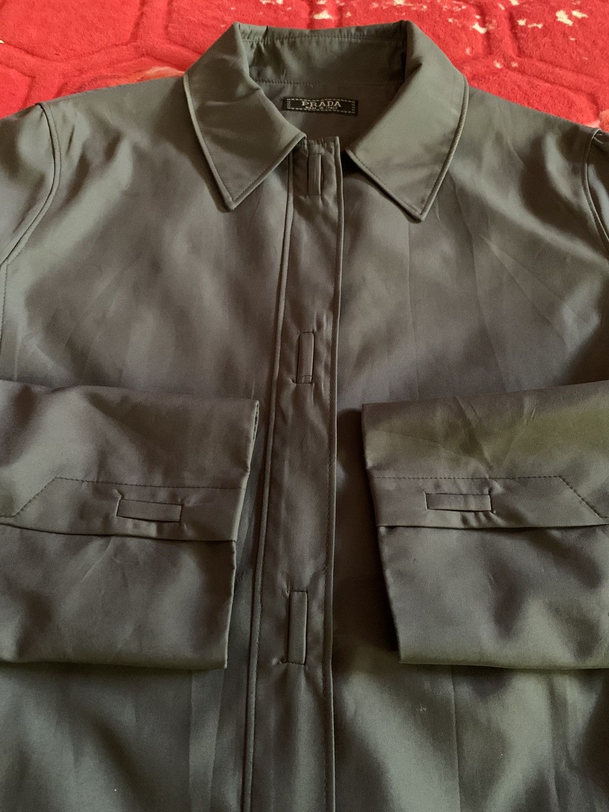Prada × Vintage Prada Vintage Jacket Fodera Lining Doublure Size M / US 6-8 / IT 42-44 - 9 Thumbnail