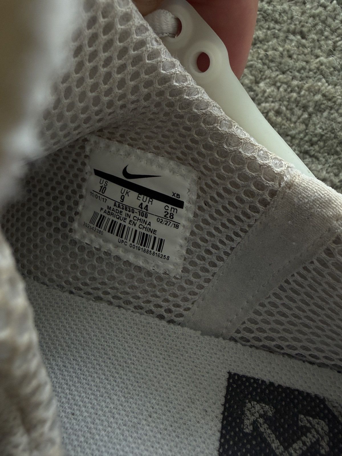 Nike × Off-White OFF WHITE X NIKE PRESTO WHITE Size US 9.5 / EU 42-43 - 7 Thumbnail