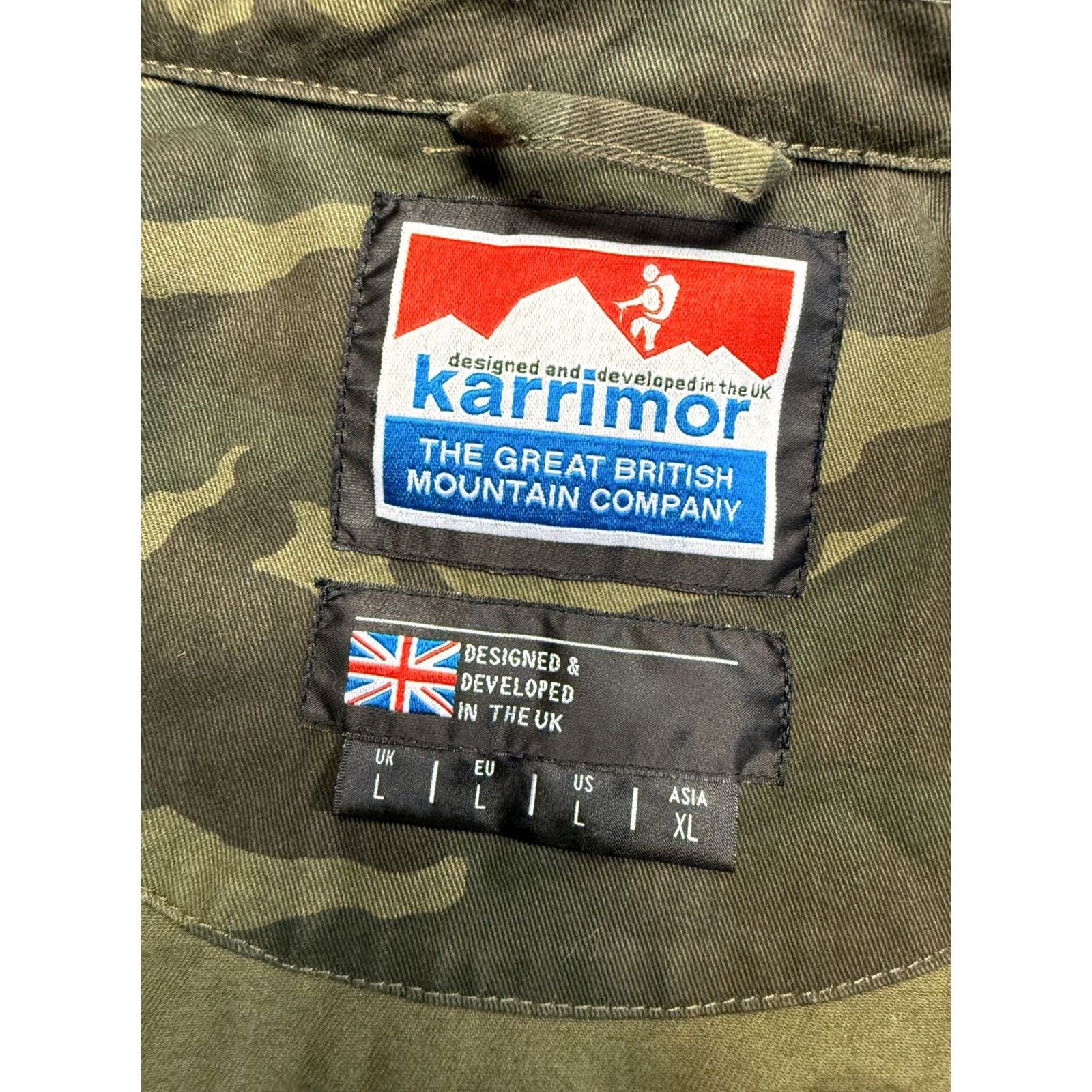 Karrimor Karrimor K100 Camo Jacket Military Mens size L Size US L / EU 52-54 / 3 - 6 Thumbnail
