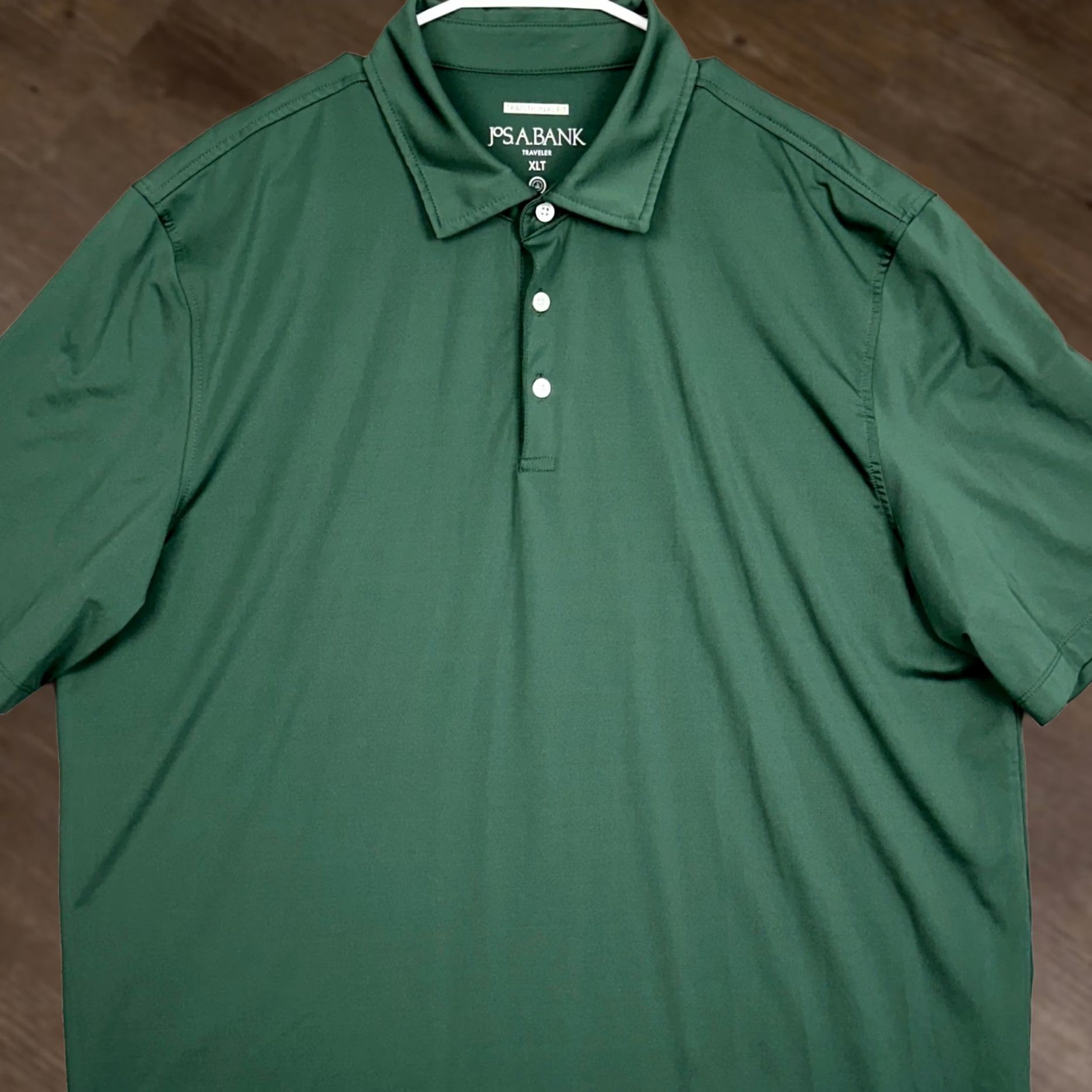 Jos. A. Bank Jos A Bank Traveler Polo Shirt Mens XL Tall Green Traditional Fit Golf Rugby EUC Size US XL / EU 56 / 4 - 1 Thumbnail